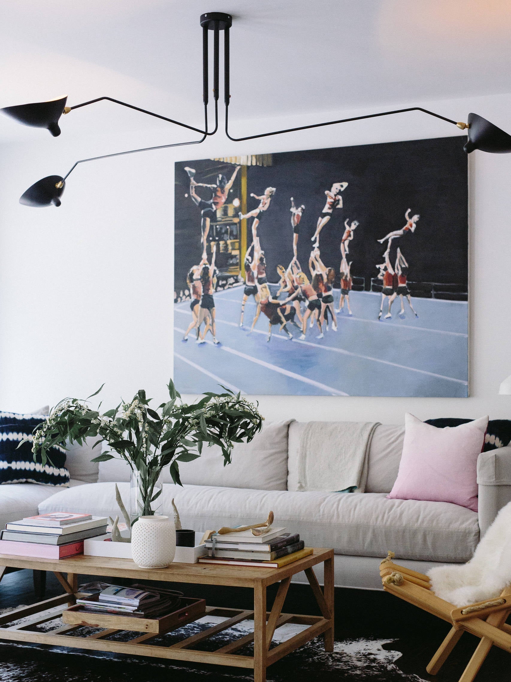 Lustra Minimalist Metal Ceiling Light Three Arm