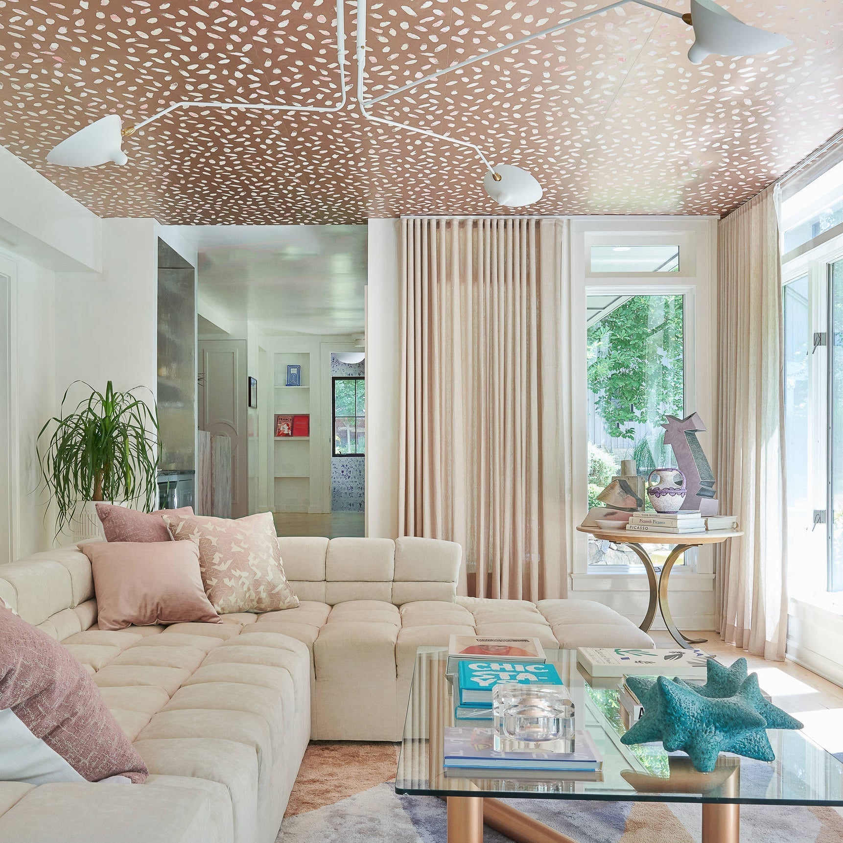 Lustra Minimalist Metal Ceiling Light Three Arm
