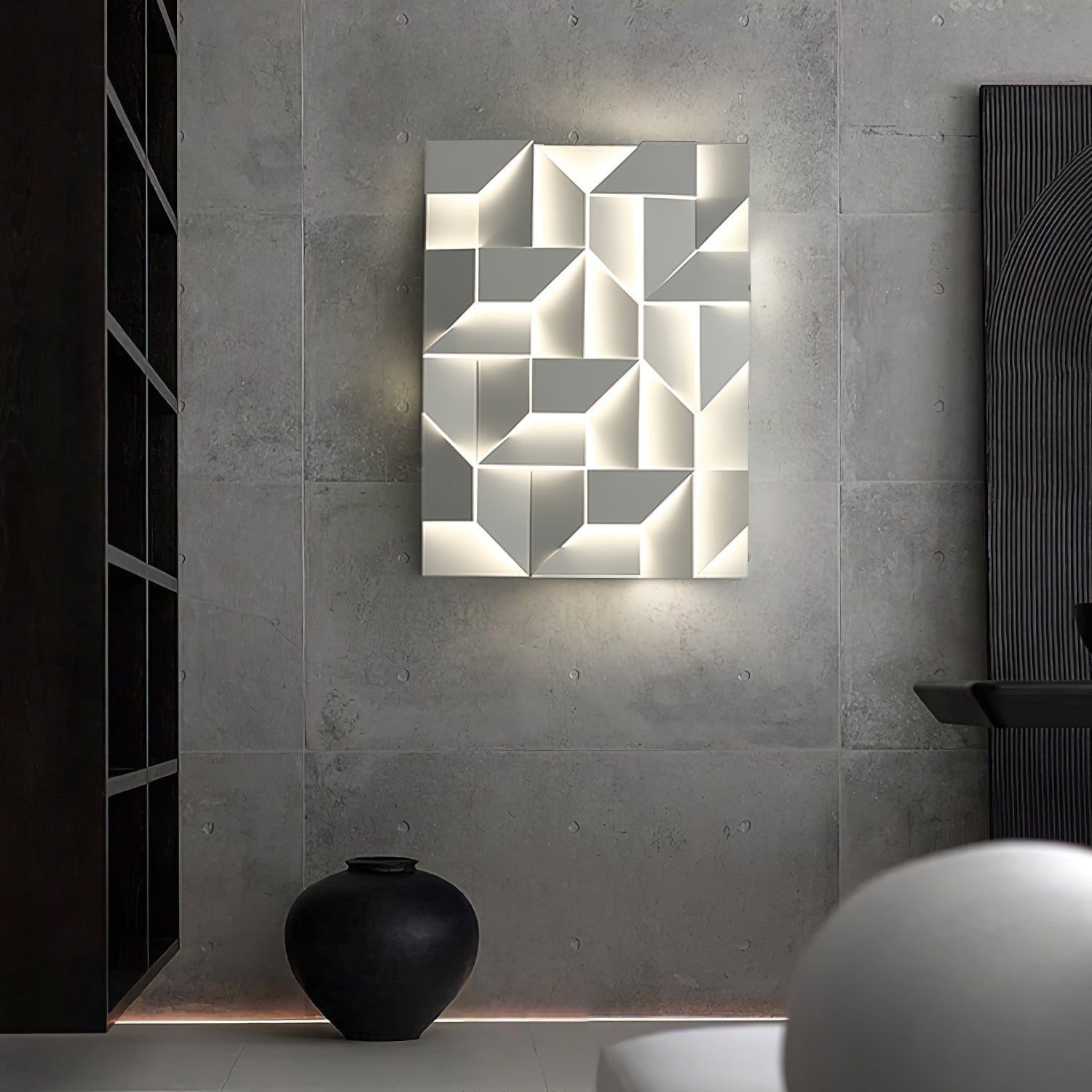 Wynor Shadows Grand Sconce Wall Lamp