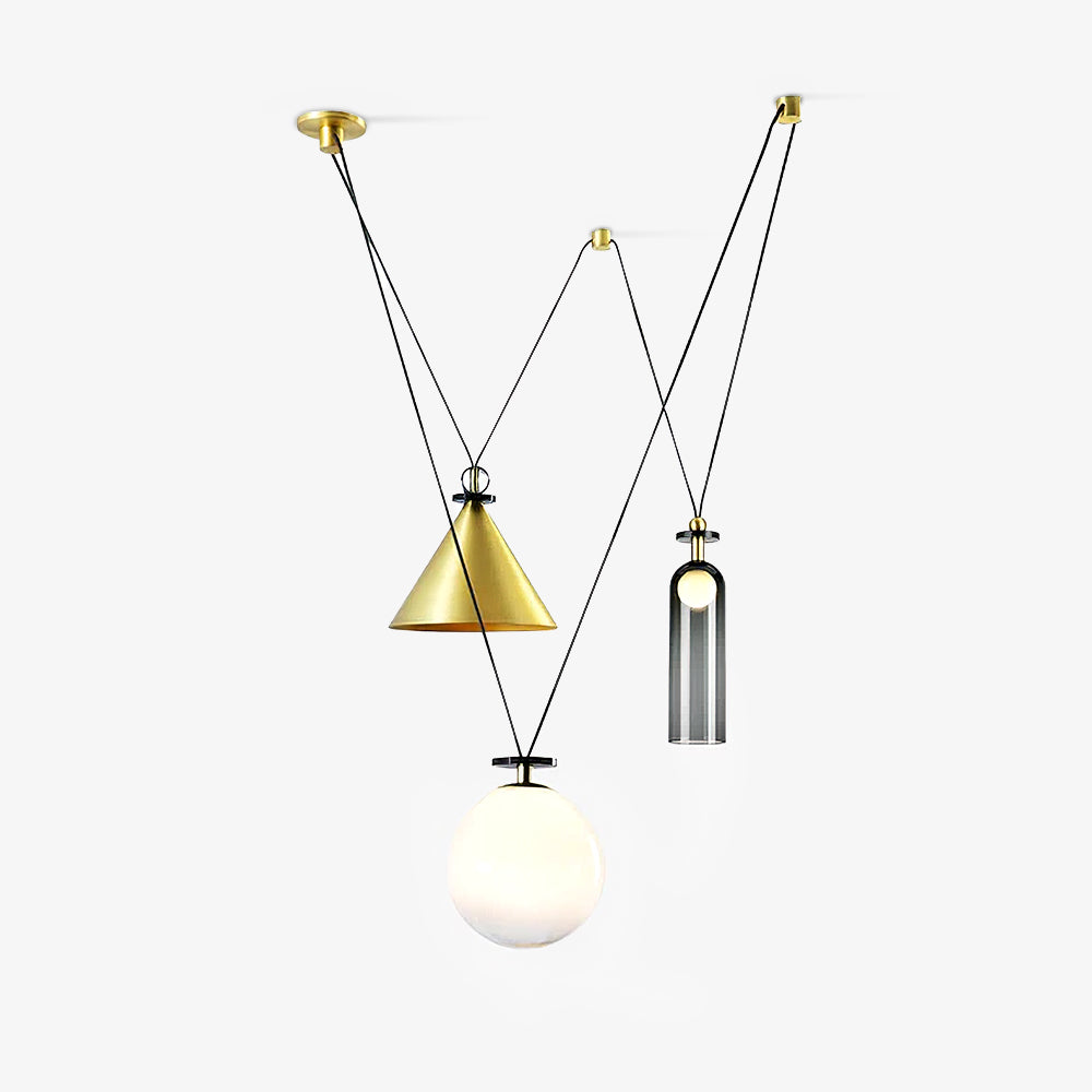 Cirorira Chandelier Geometric Shape Art