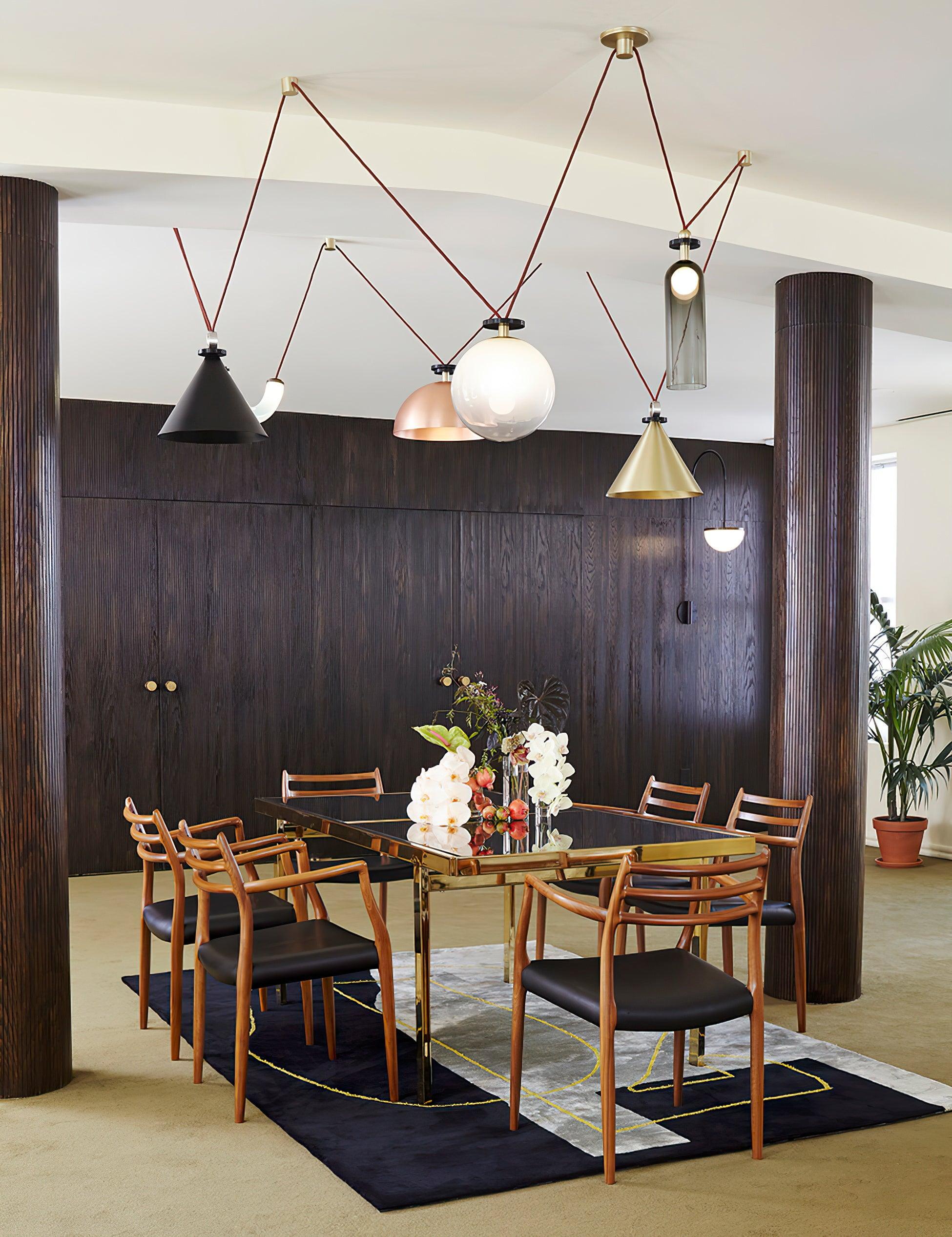Cirorira Chandelier Geometric Shape Art