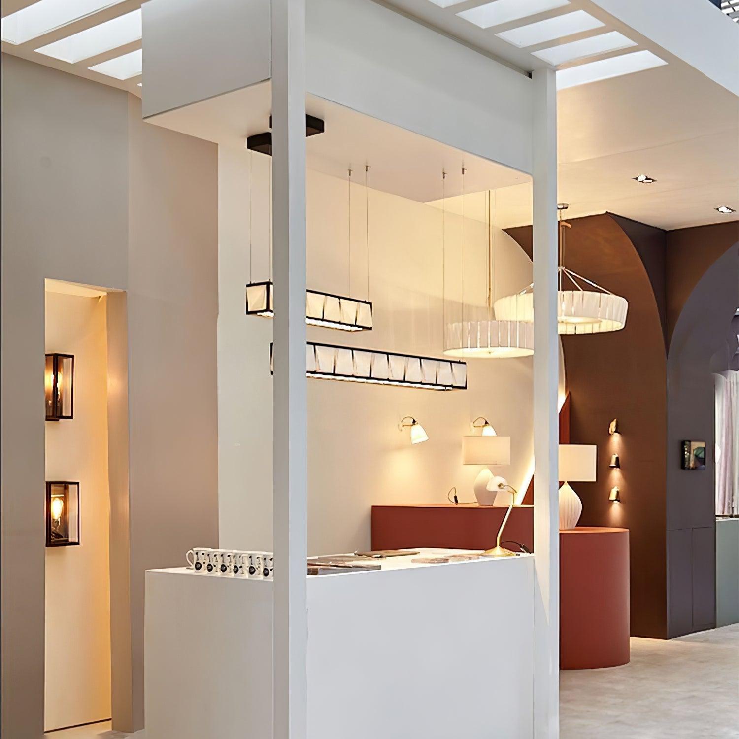 Vaeliora Ribbed Ceramic Pendant Light