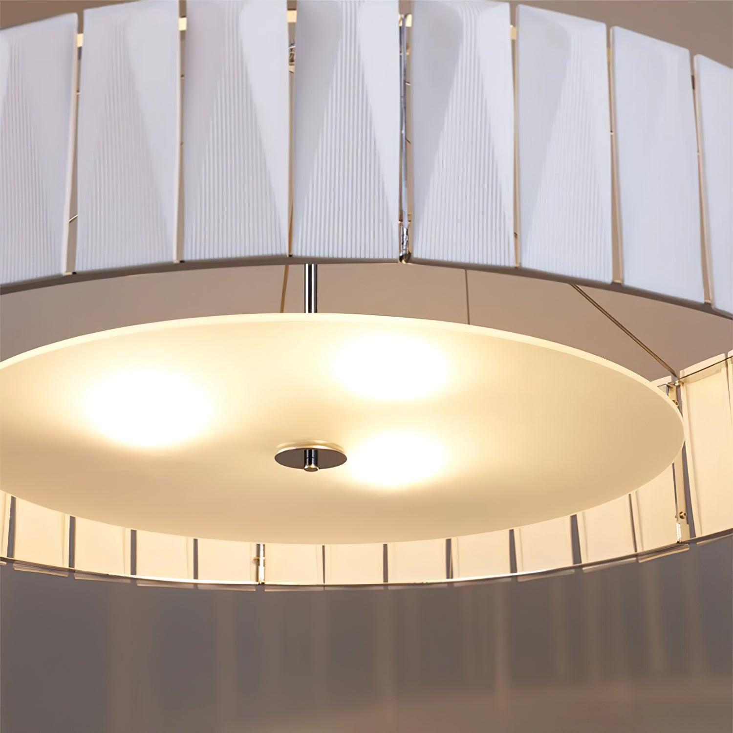 Vaeliora Ribbed Ceramic Pendant Light