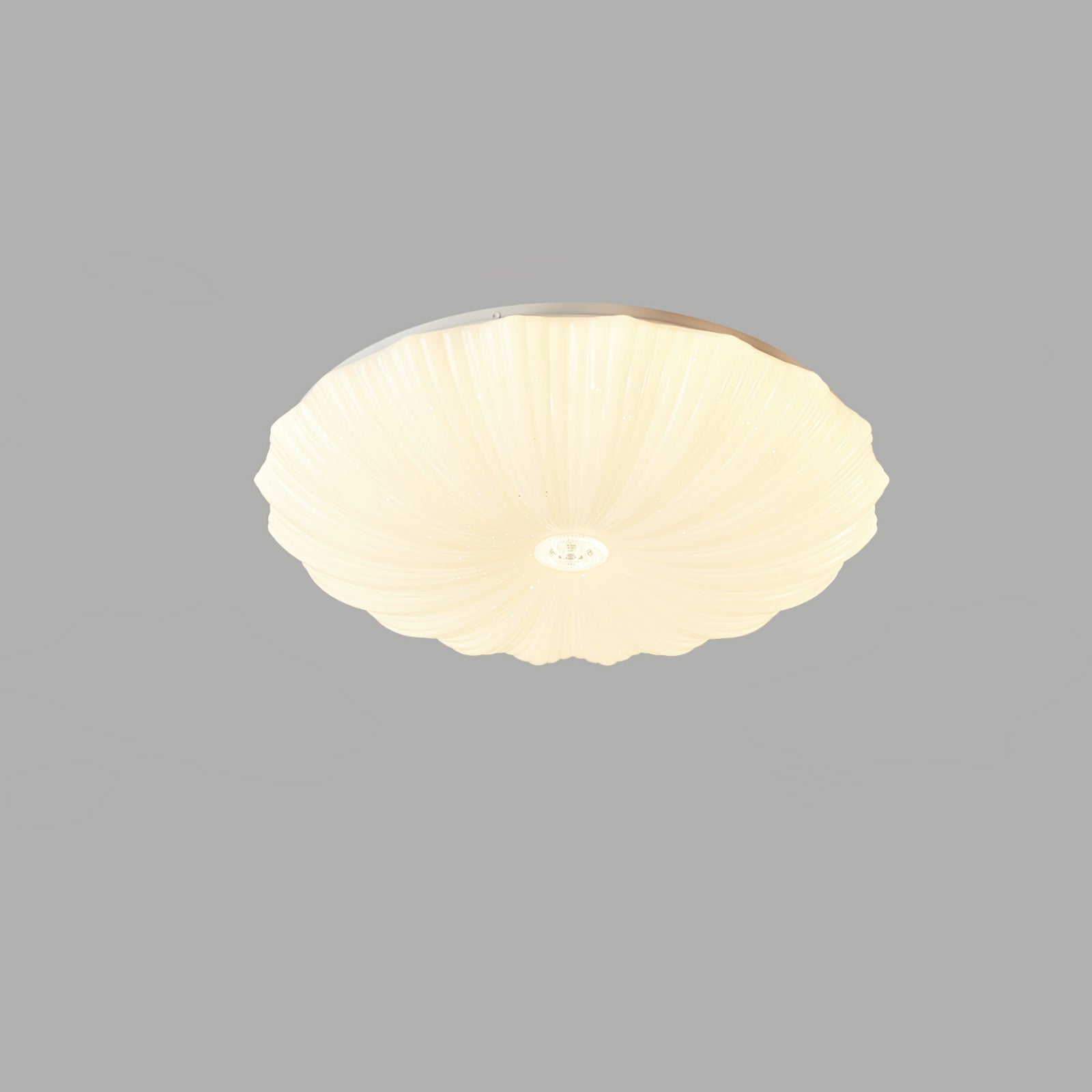 Coloria Nordic Art Shell Round Ceiling Lamp - Neutral Decor