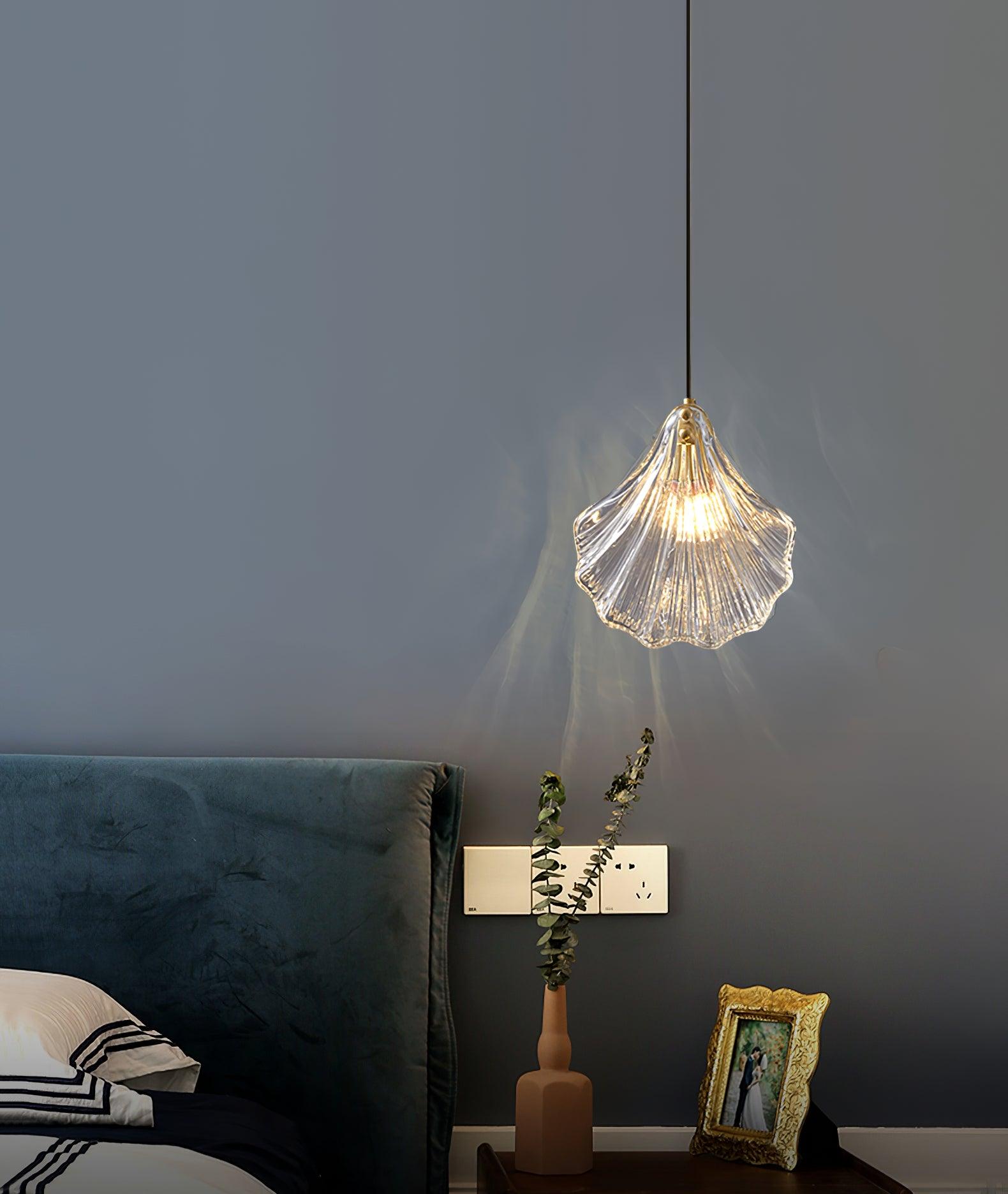 Veda Pendant Lamp Glass Shell Artistic Elegant