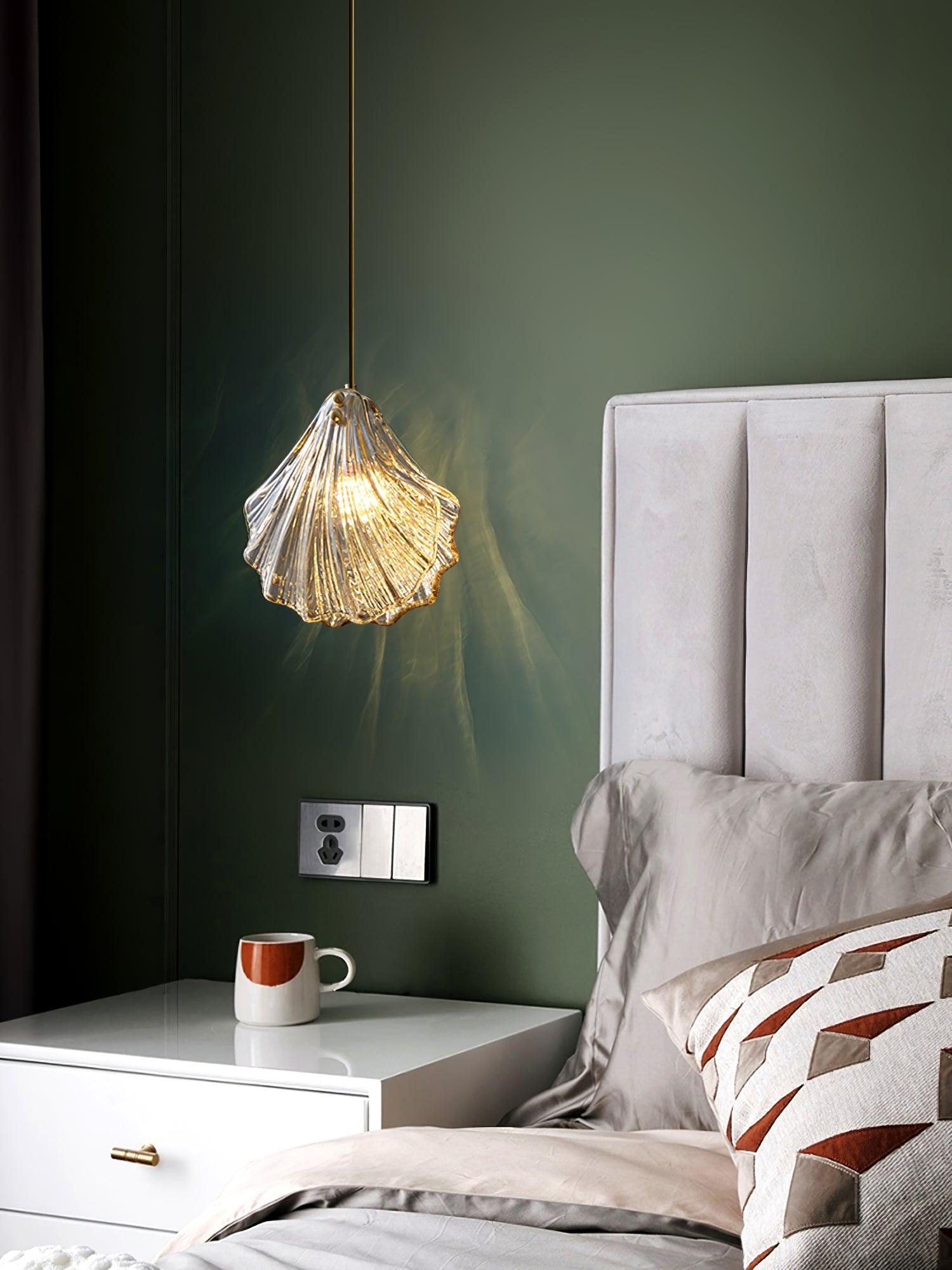 Veda Pendant Lamp Glass Shell Artistic Elegant
