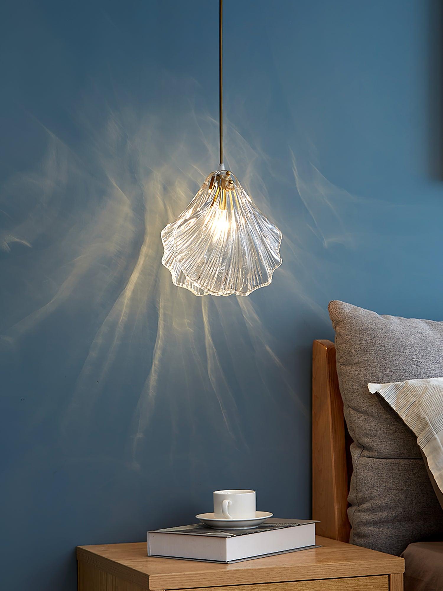 Veda Pendant Lamp Glass Shell Artistic Elegant
