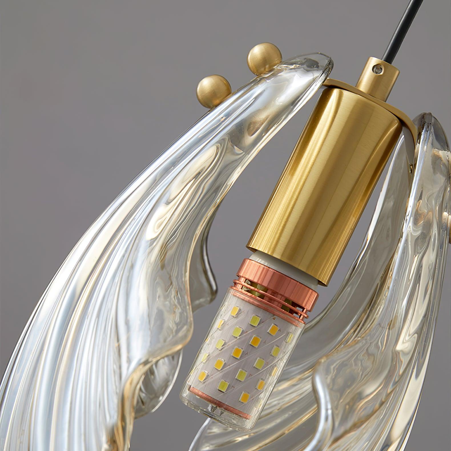 Veda Pendant Lamp Glass Shell Artistic Elegant