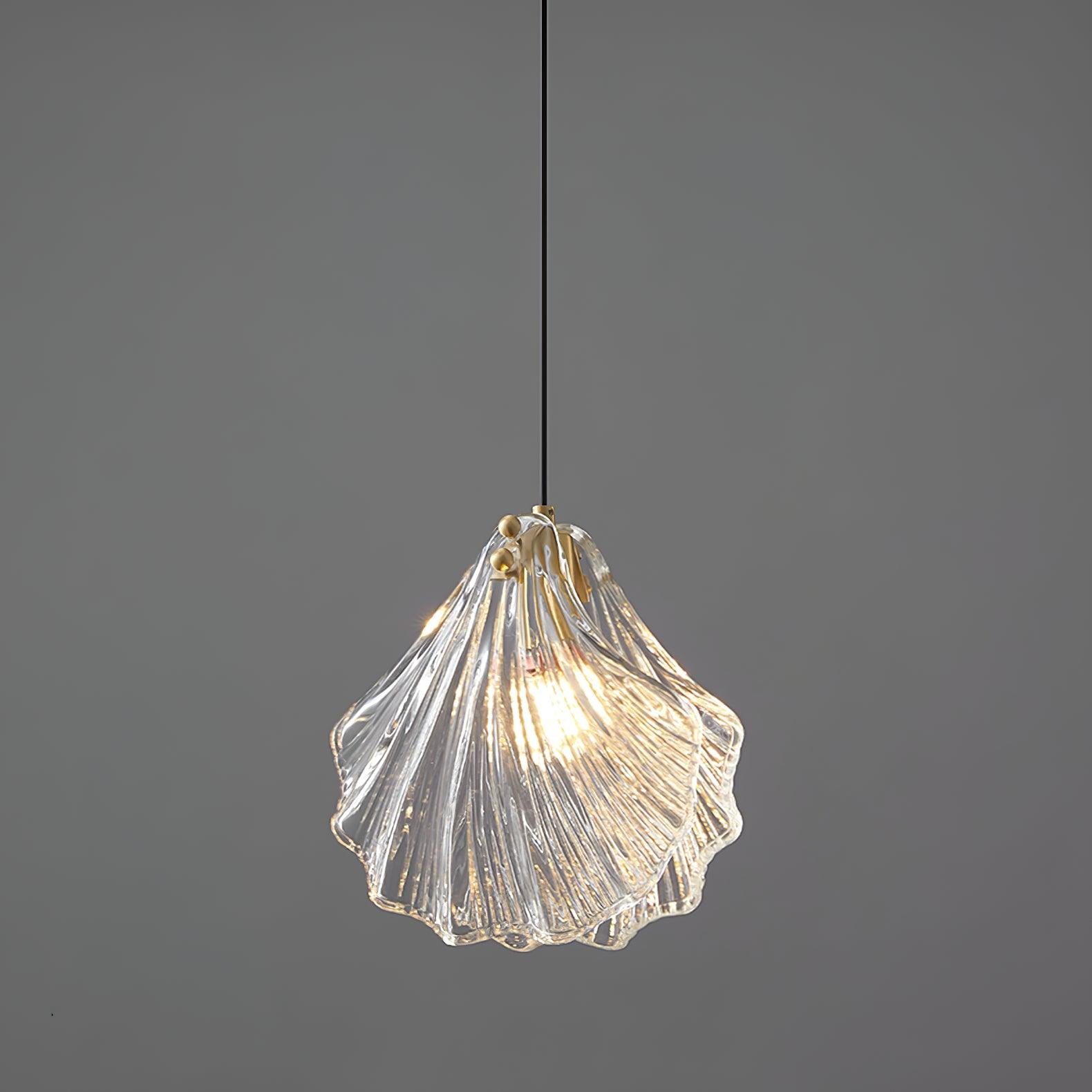 Veda Pendant Lamp Glass Shell Artistic Elegant