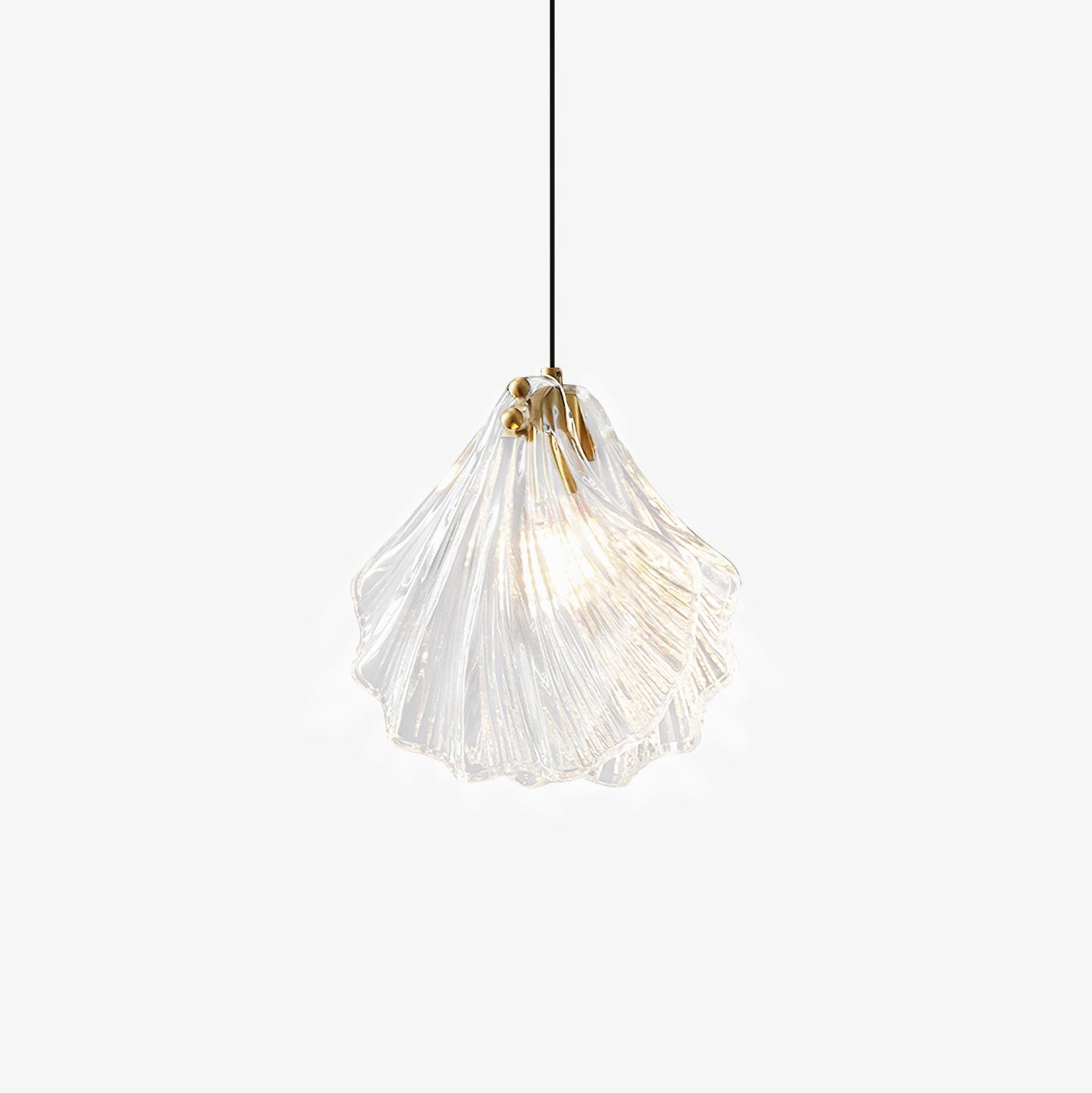 Veda Pendant Lamp Glass Shell Artistic Elegant
