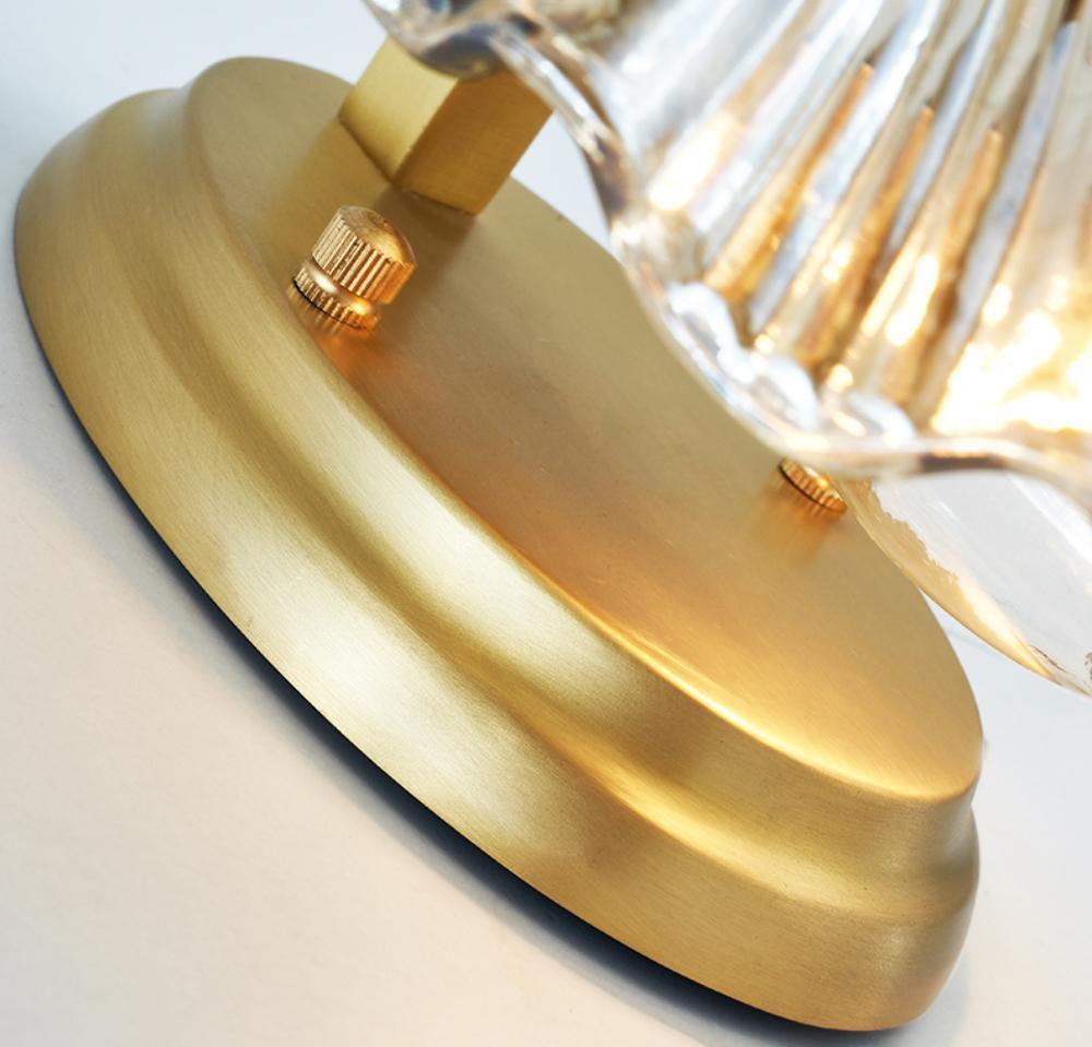 Neo Premium Elegance Brass Glass Wall Light