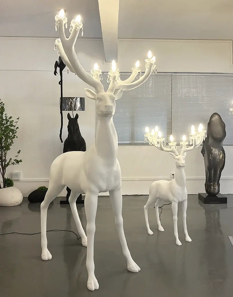 Veluaine Floor Lamp Deer Figure Playful Artistic