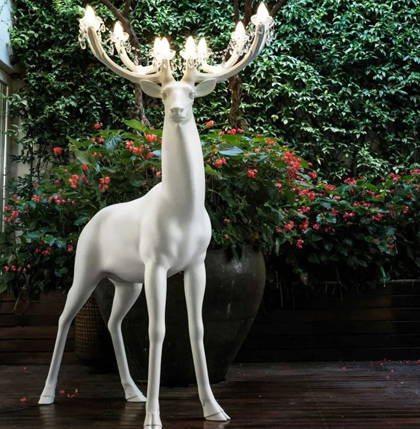 Veluaine Floor Lamp Deer Figure Playful Artistic
