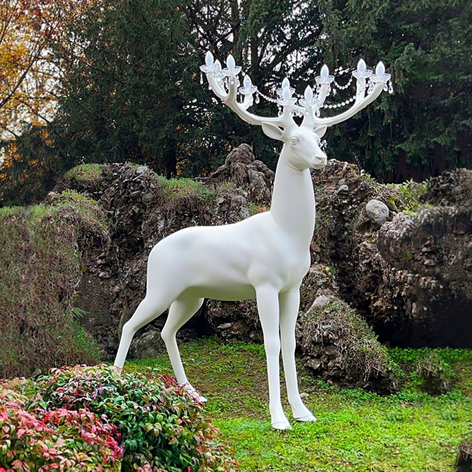 Veluaine Floor Lamp Deer Figure Playful Artistic