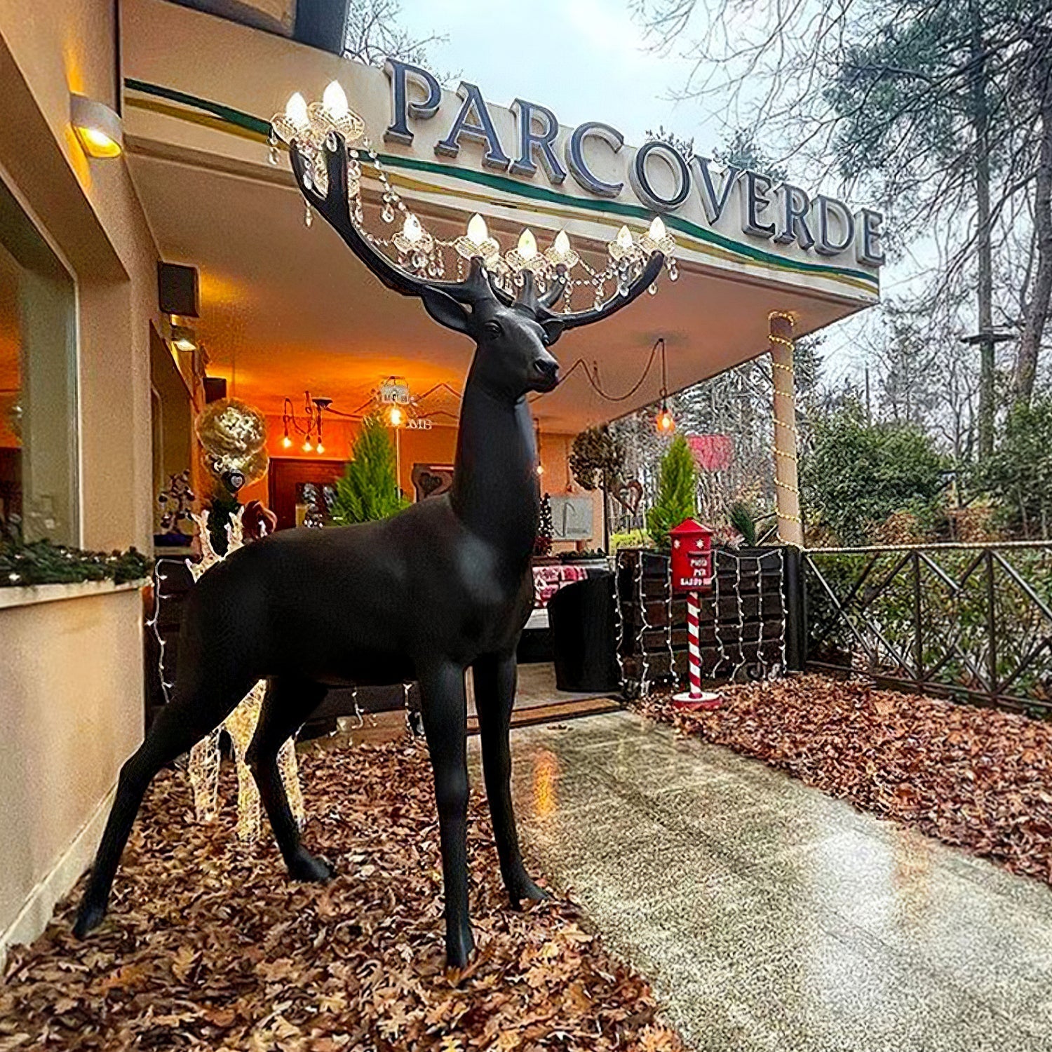 Veluaine Floor Lamp Deer Figure Playful Artistic