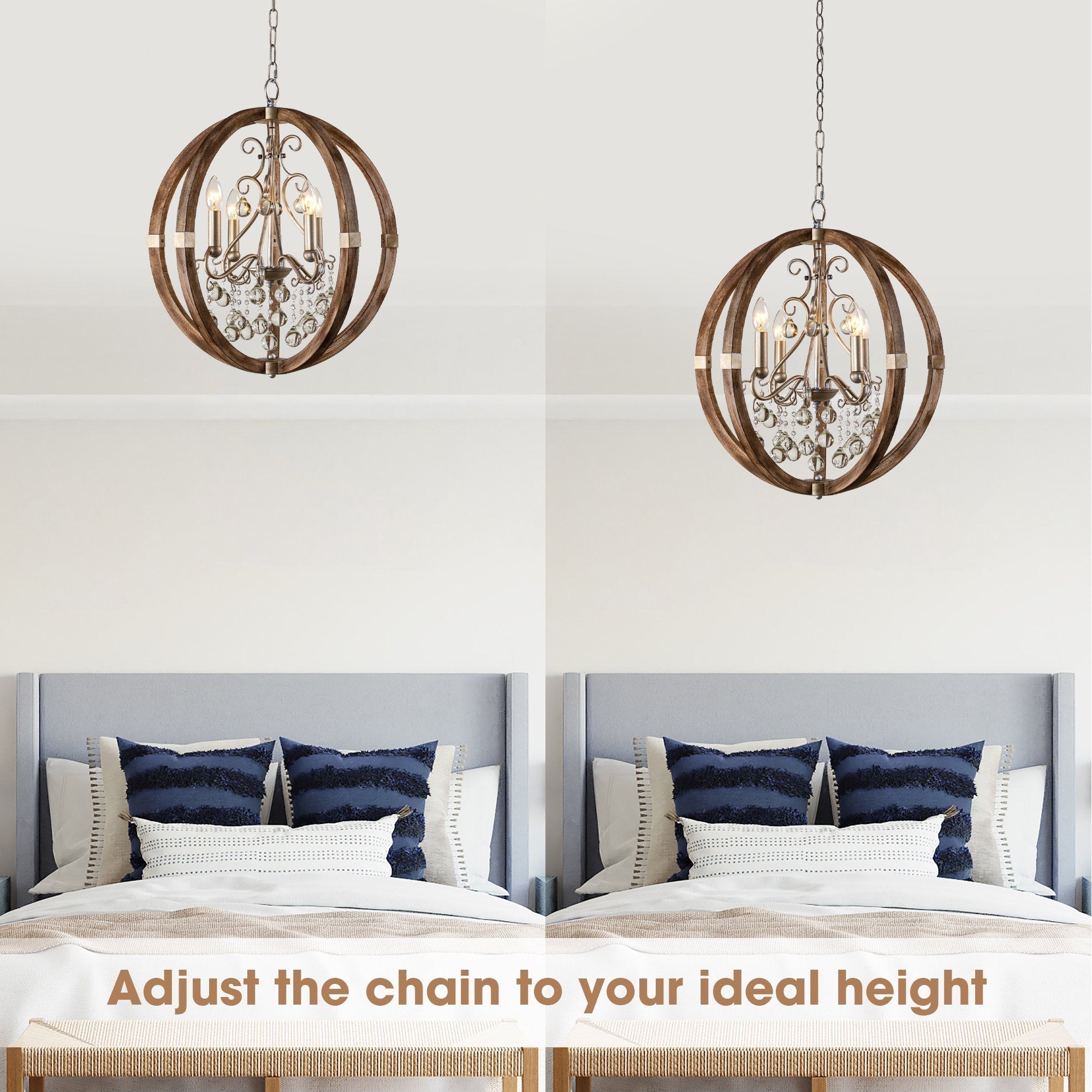 Aldalette Wooden Pendant Lamp