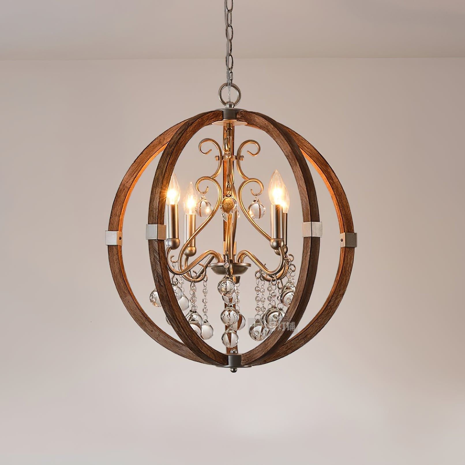 Aldalette Wooden Pendant Lamp
