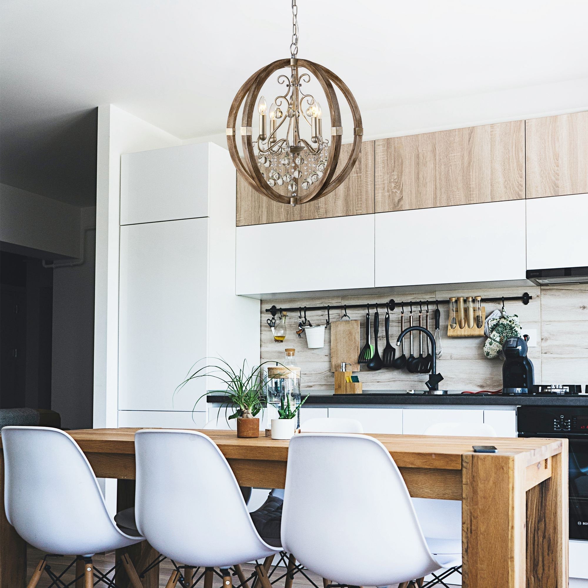 Aldalette Wooden Pendant Lamp