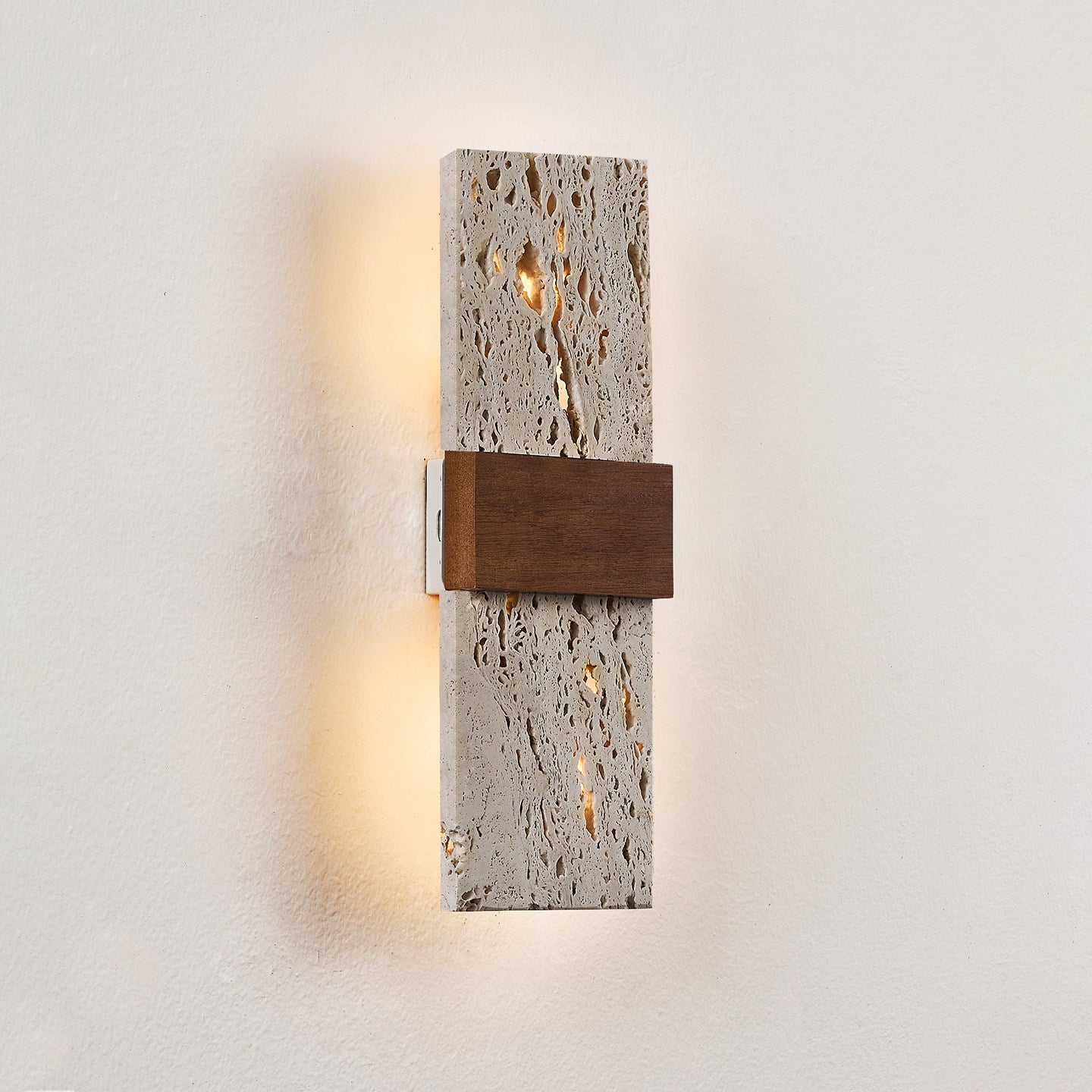 Lucen Travertine Wall Light
