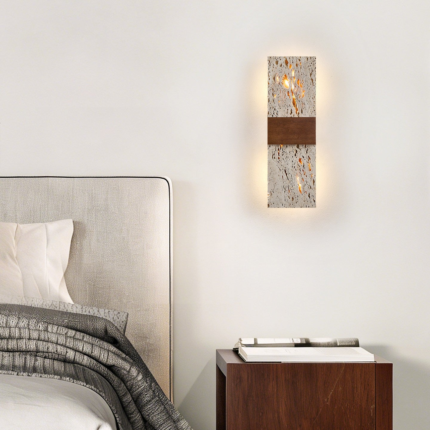 Lucen Travertine Wall Light