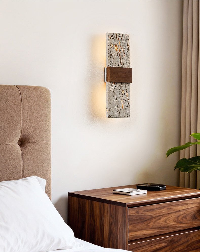 Lucen Travertine Wall Light