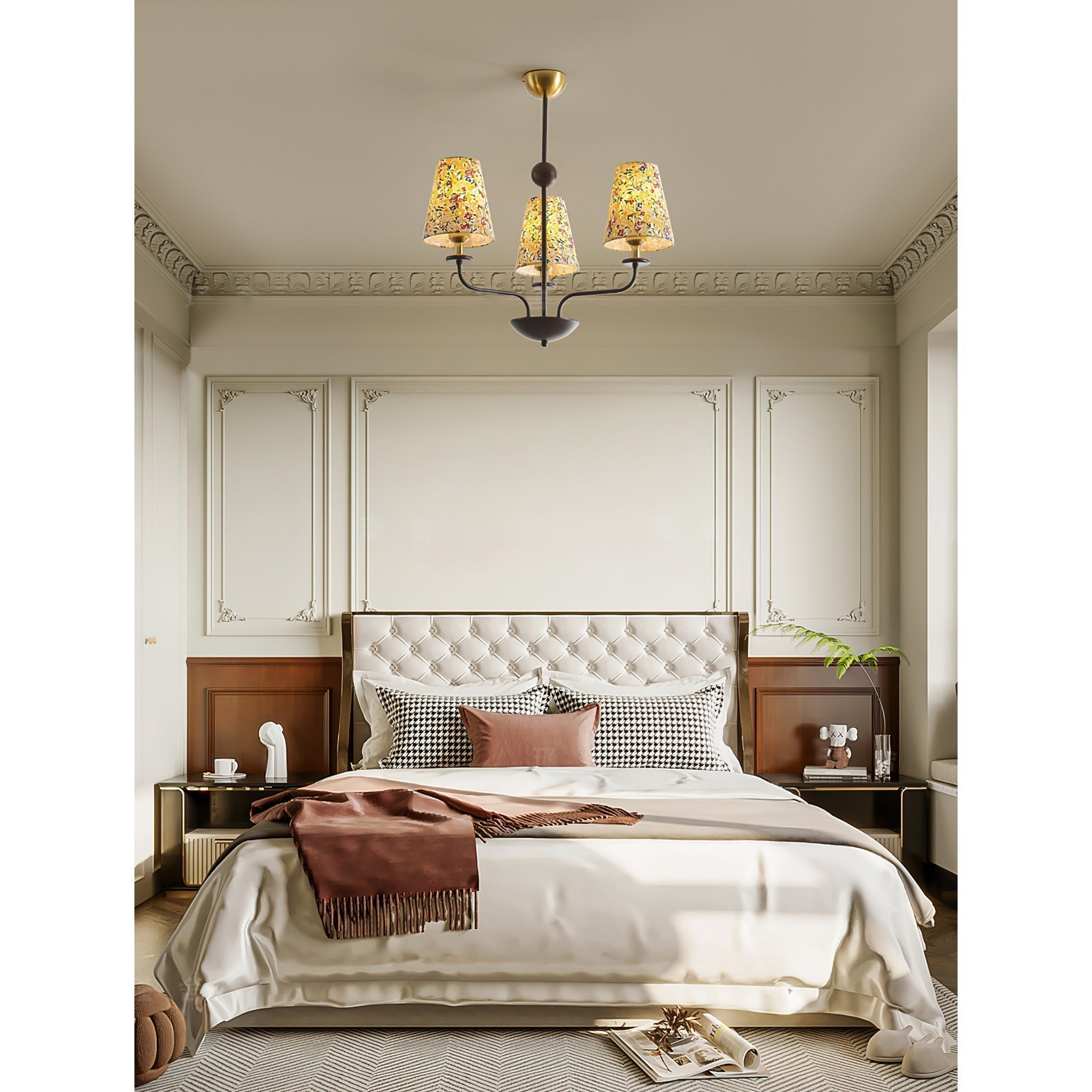 Camellia Fabric Chandelier