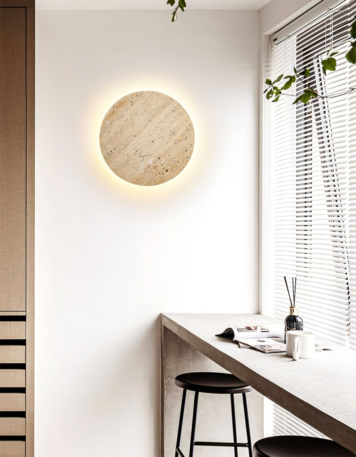 Artale Travertine Wall Light