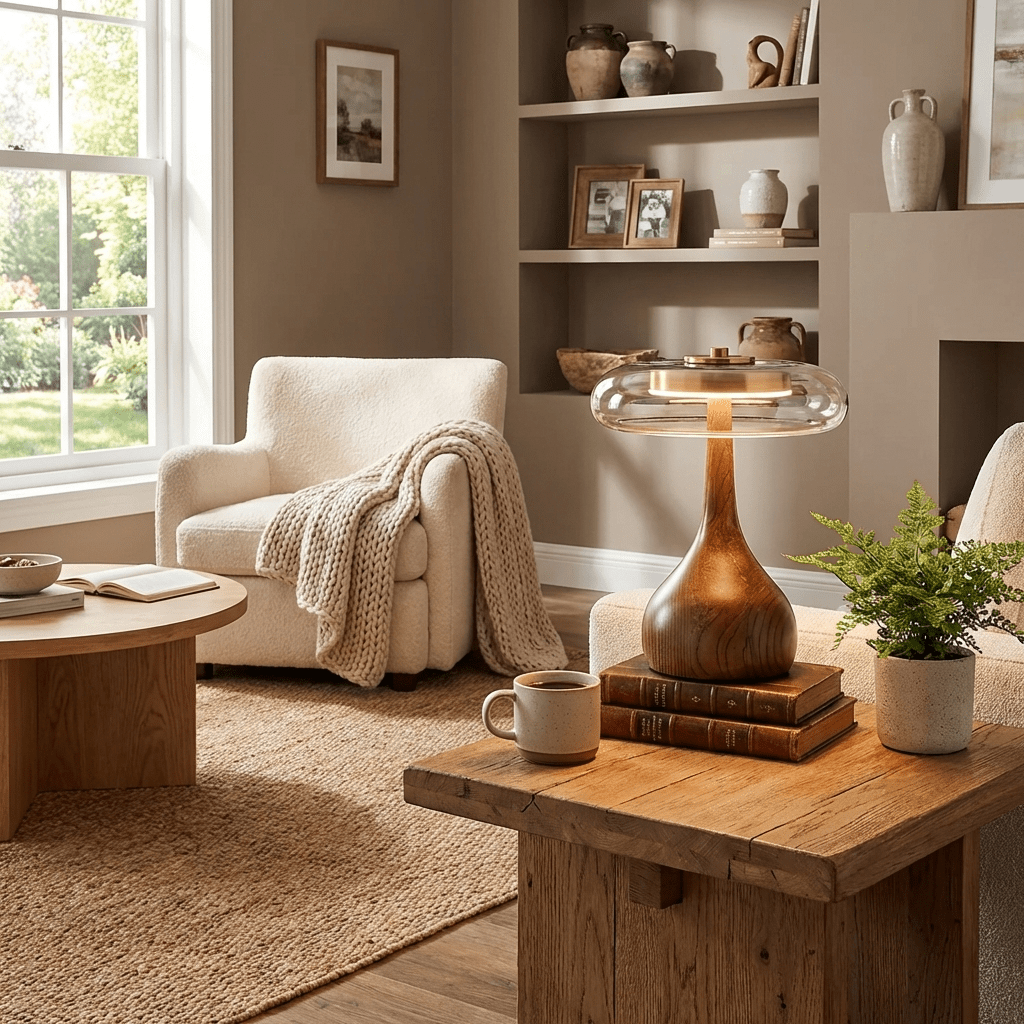 Stoneford Wood Table Lamp