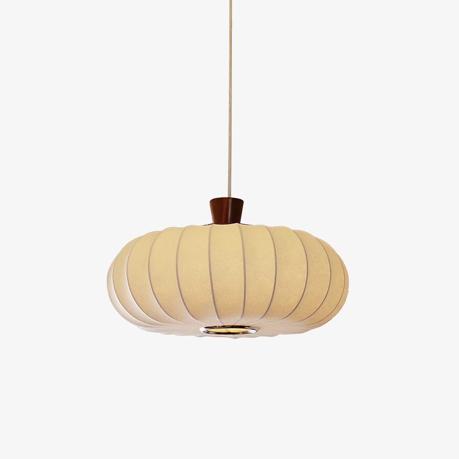 Aldeelia Silk Wood Retro Pendant Light