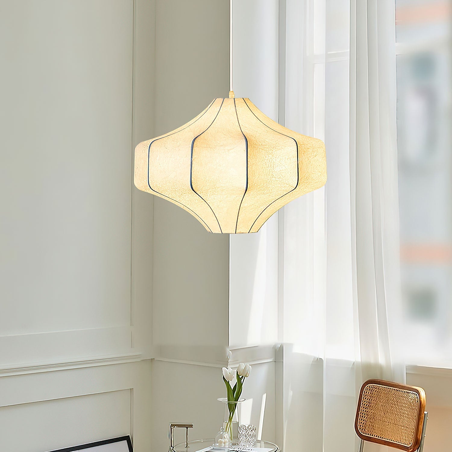 Elixor Silken Aura Silk Pendant Lamp