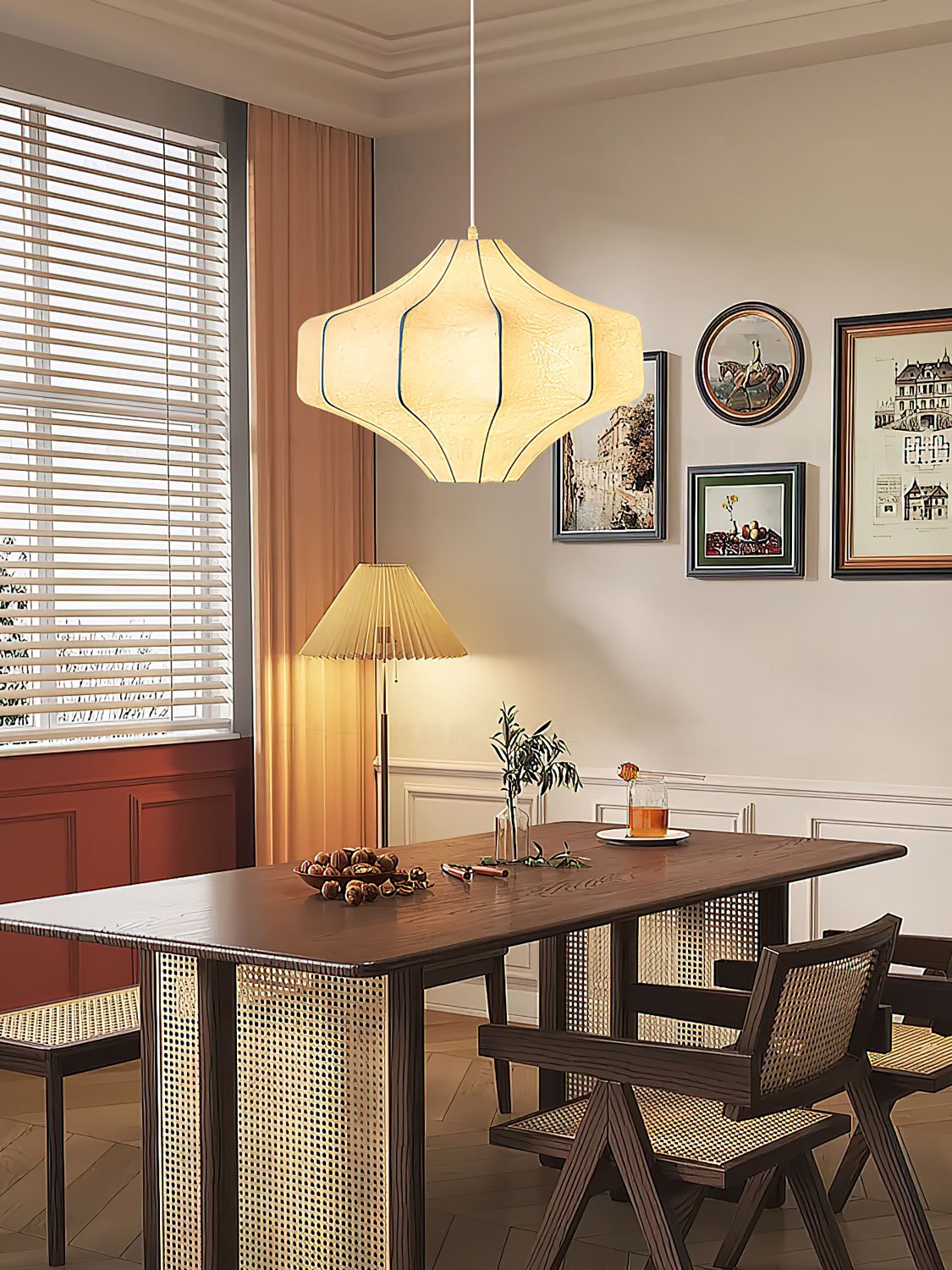 Elixor Silken Aura Silk Pendant Lamp