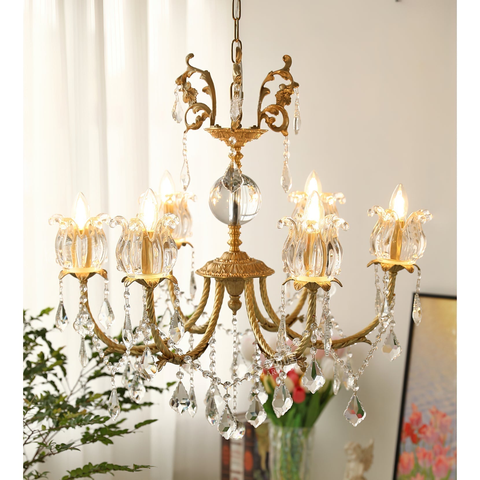Selelian Crystal Chandelier