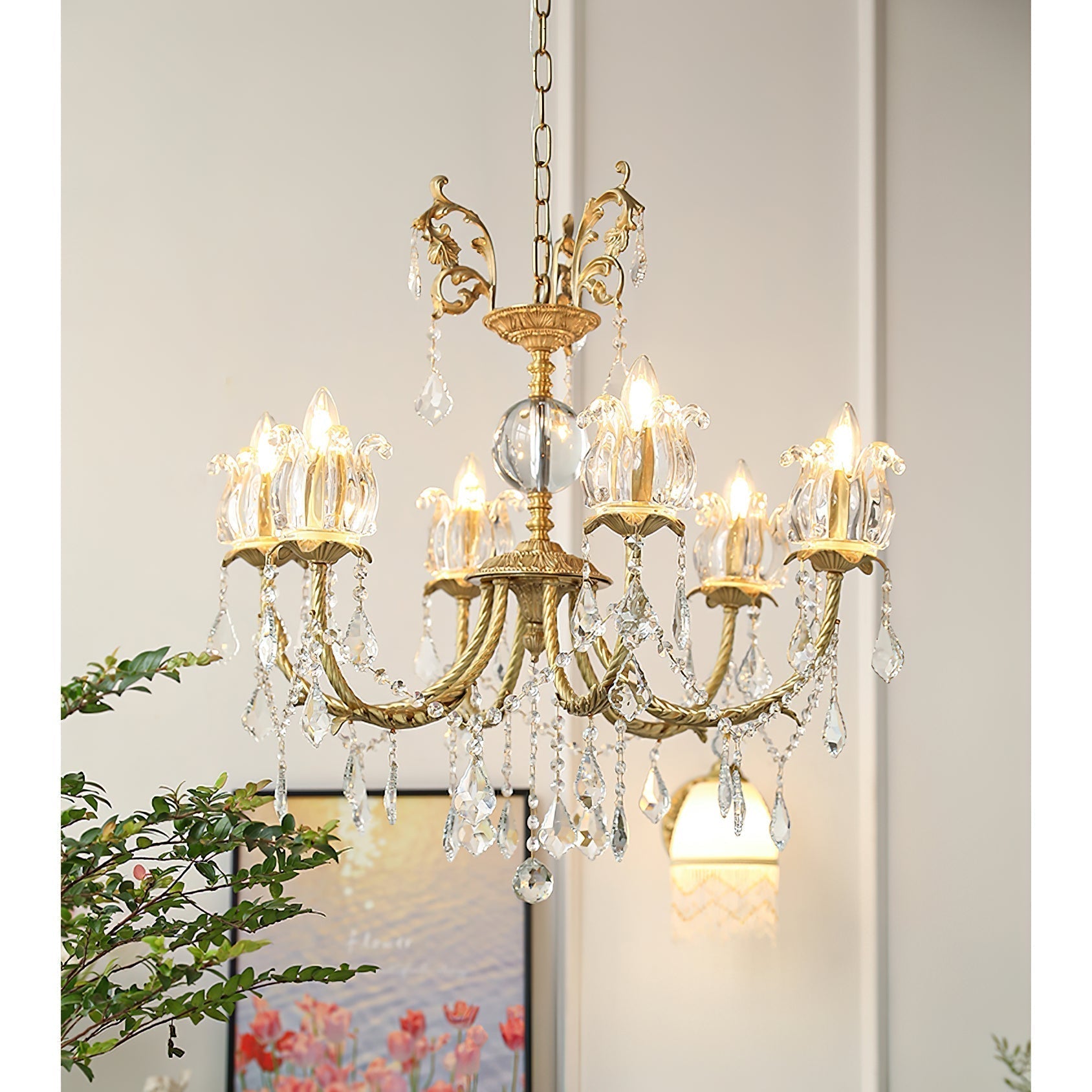 Selelian Crystal Chandelier
