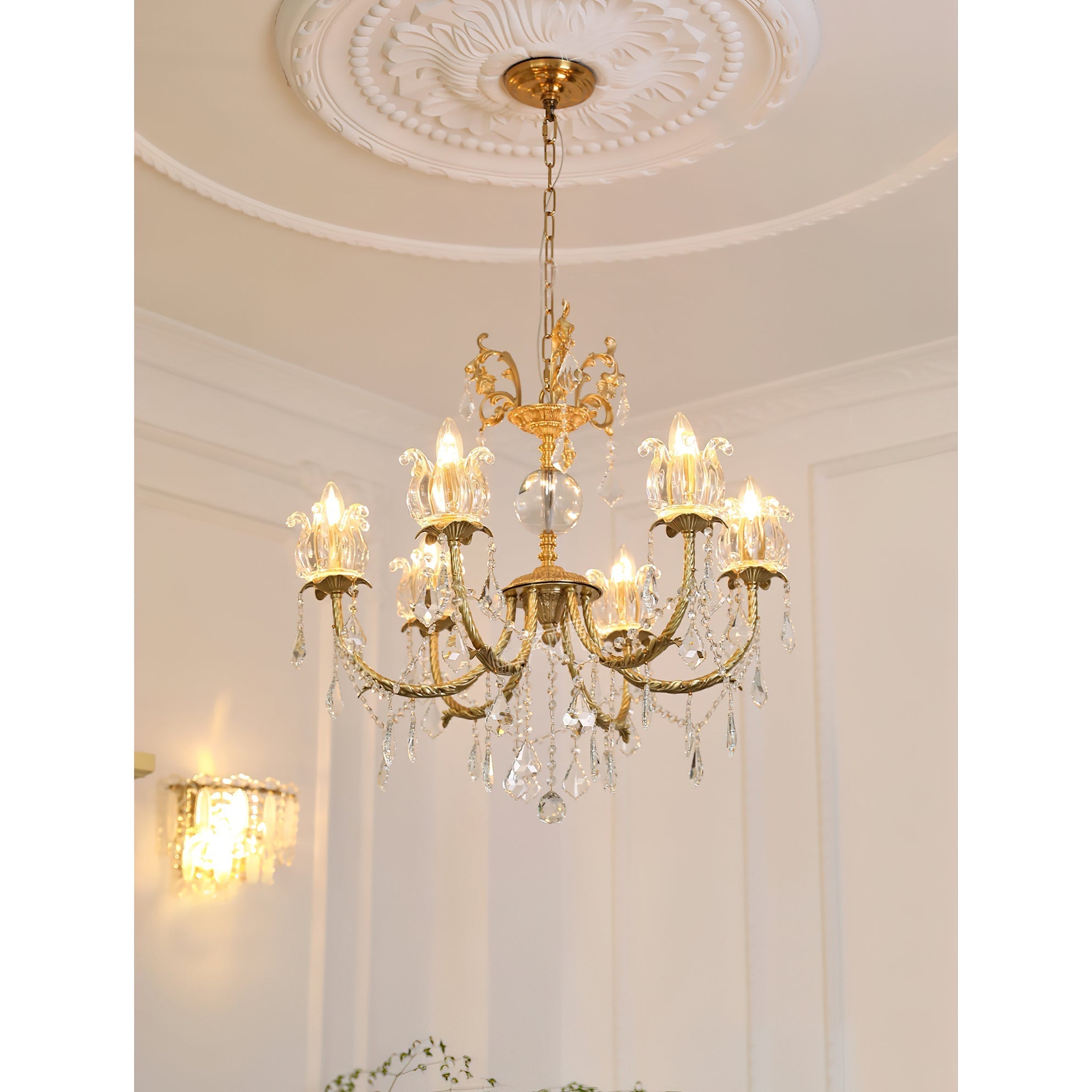 Selelian Crystal Chandelier