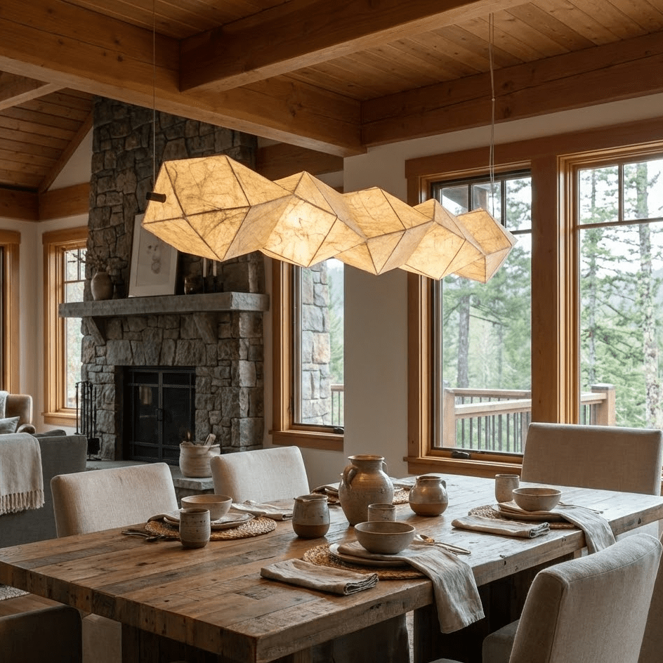 Renivaine Silvara Fold Linear Pendant Lamp