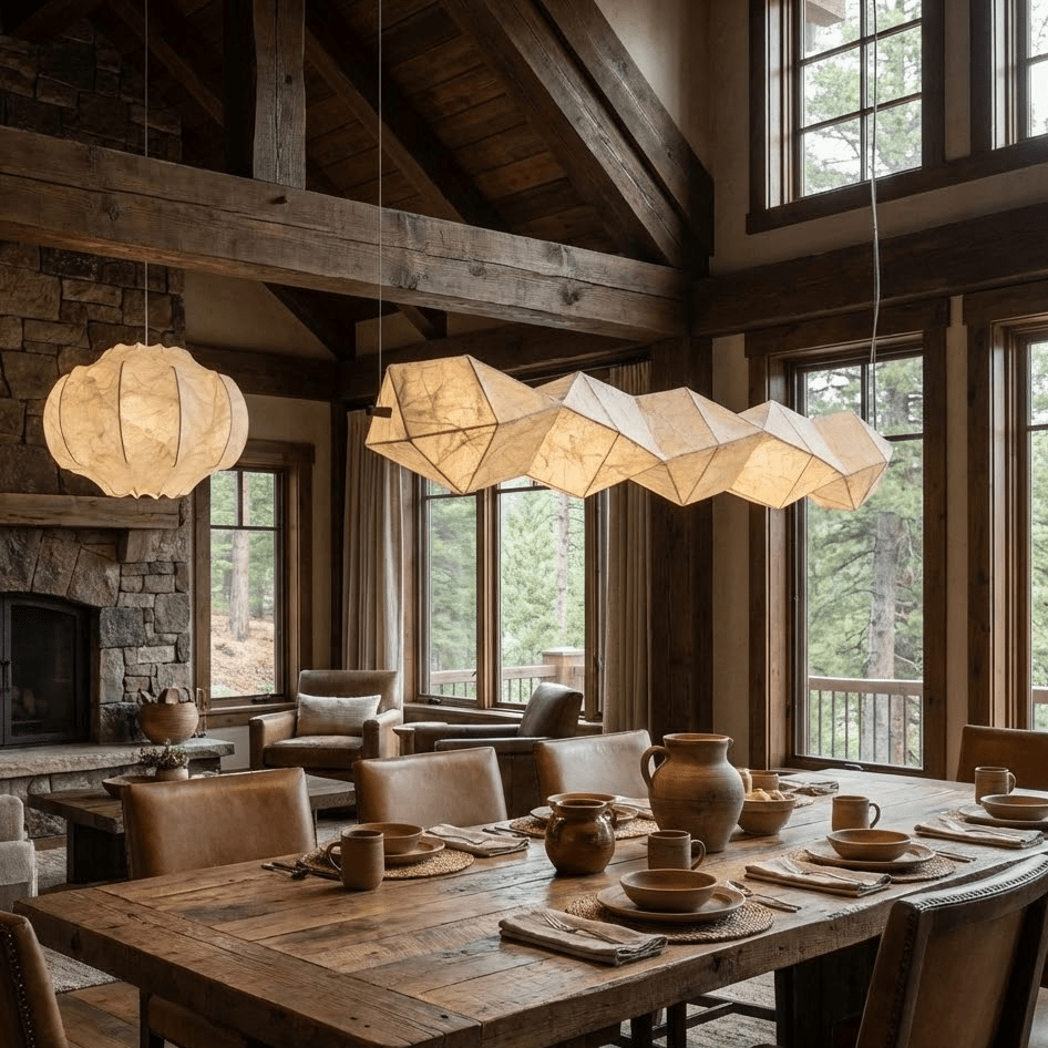 Renivaine Silvara Fold Linear Pendant Lamp