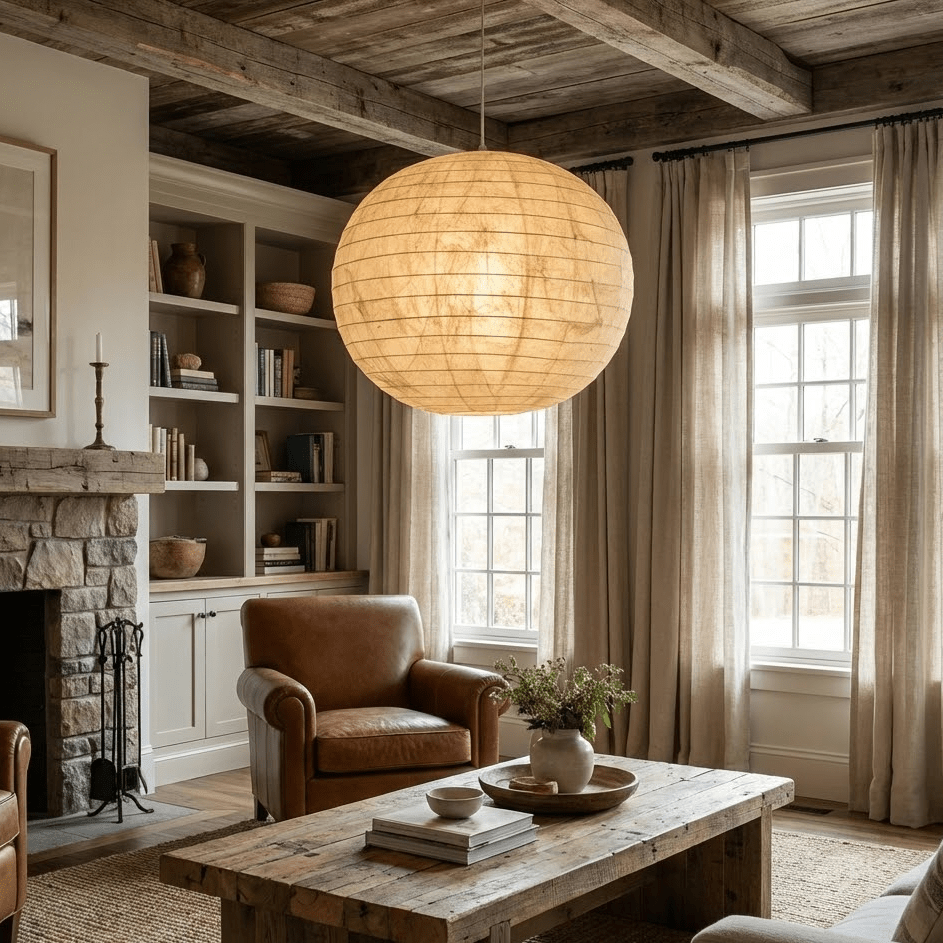 Rivania Silvara Lunar Globe Pendant Lamp