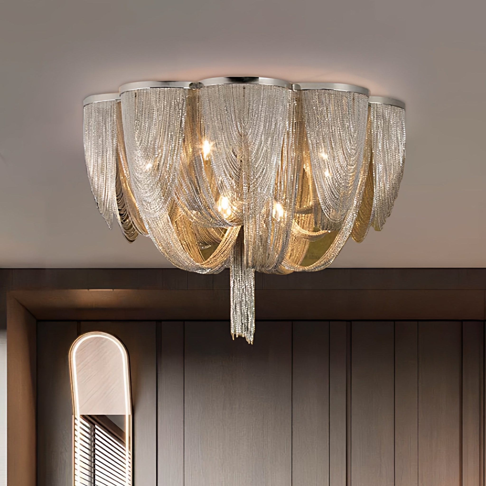 Selenelle Chain Tassel Ceiling Light