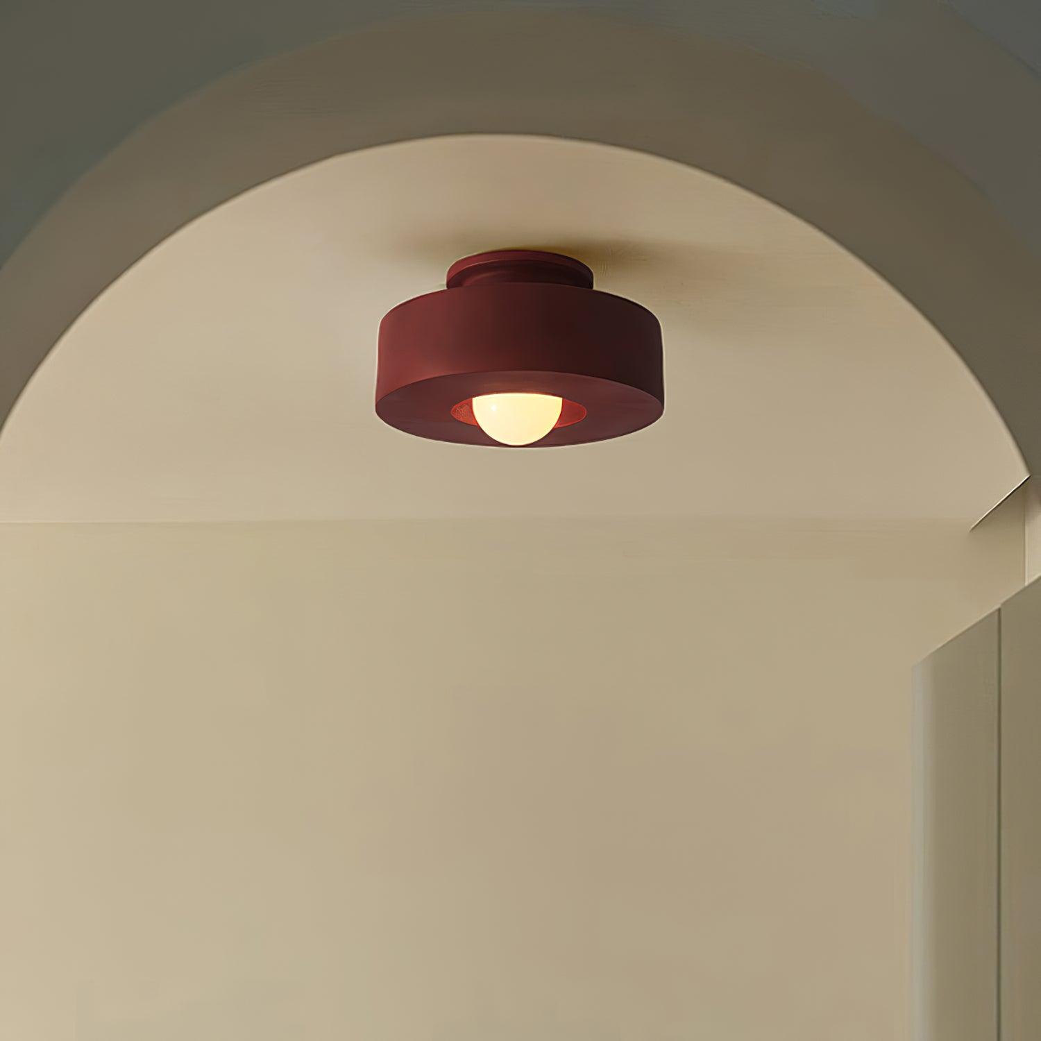 Celelian Ceiling Lamp Simon Resin Cylindrical