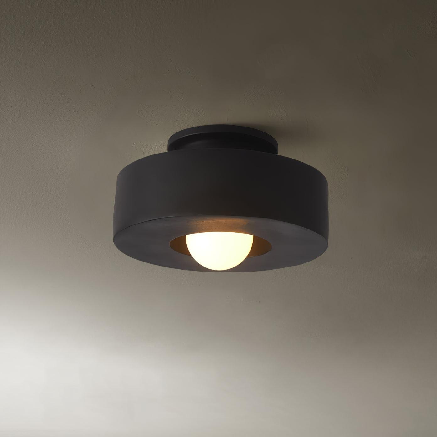 Celelian Ceiling Lamp Simon Resin Cylindrical