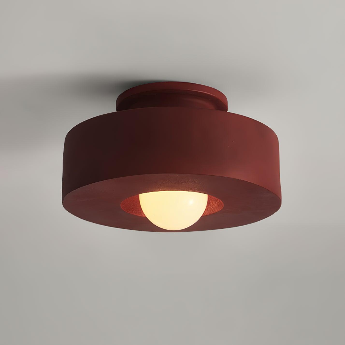 Celelian Ceiling Lamp Simon Resin Cylindrical