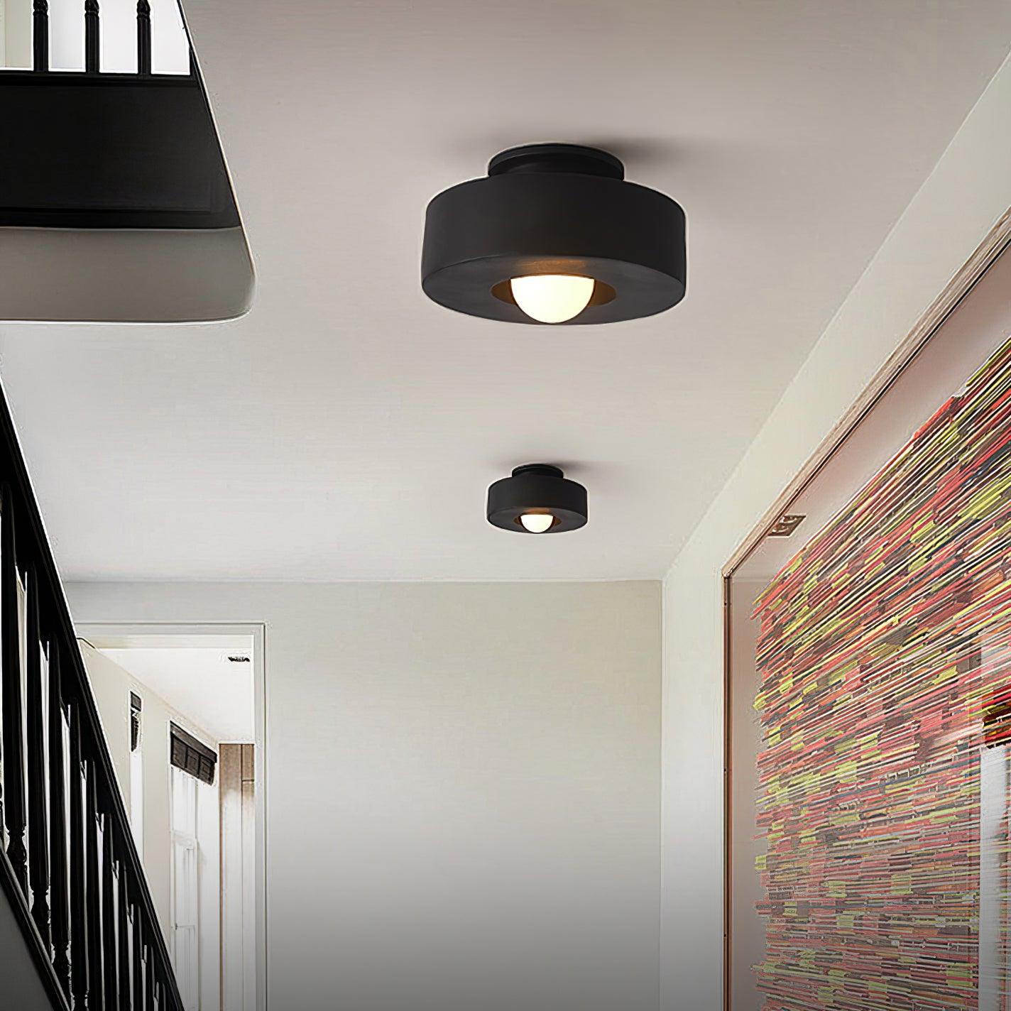 Celelian Ceiling Lamp Simon Resin Cylindrical