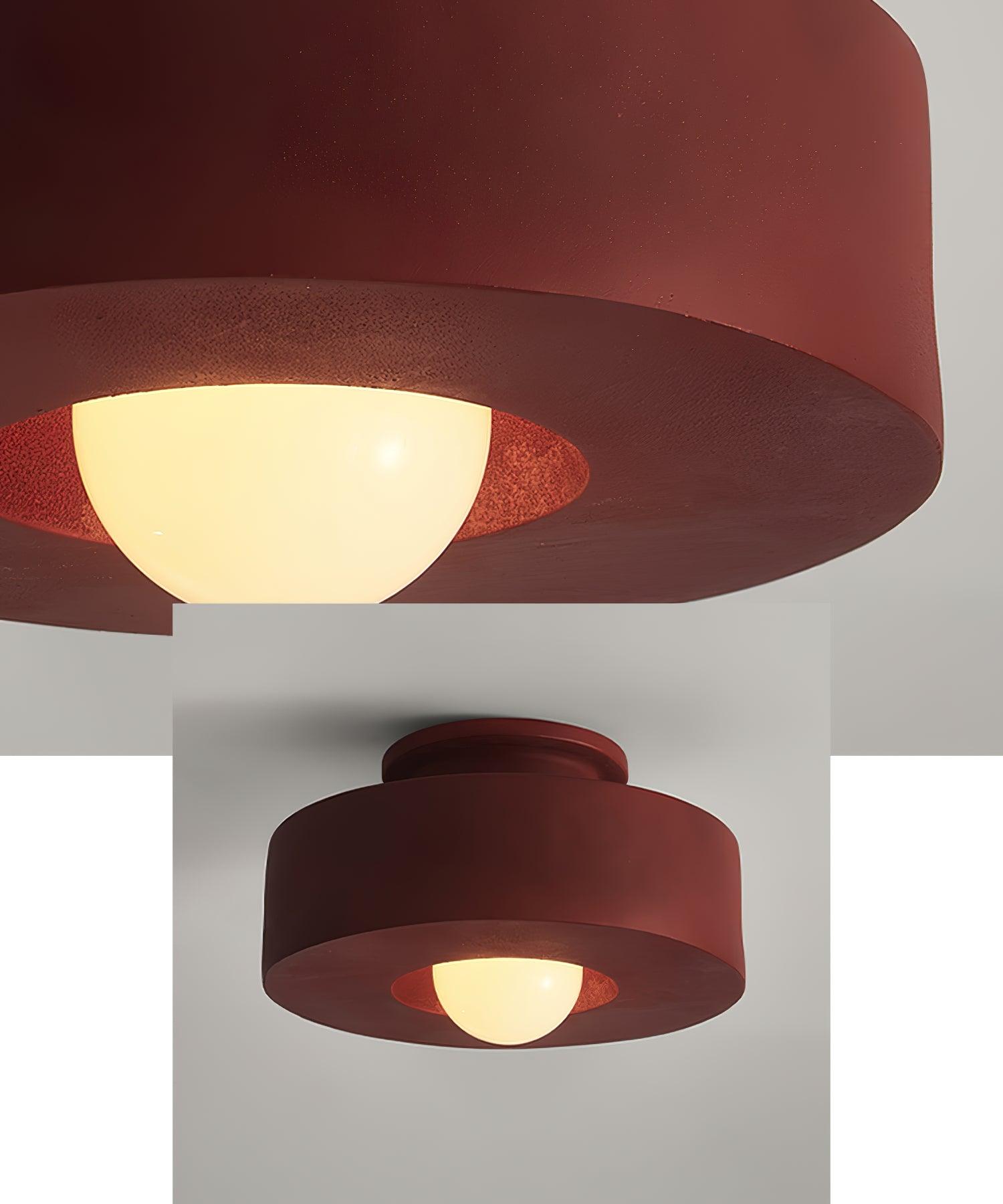 Celelian Ceiling Lamp Simon Resin Cylindrical