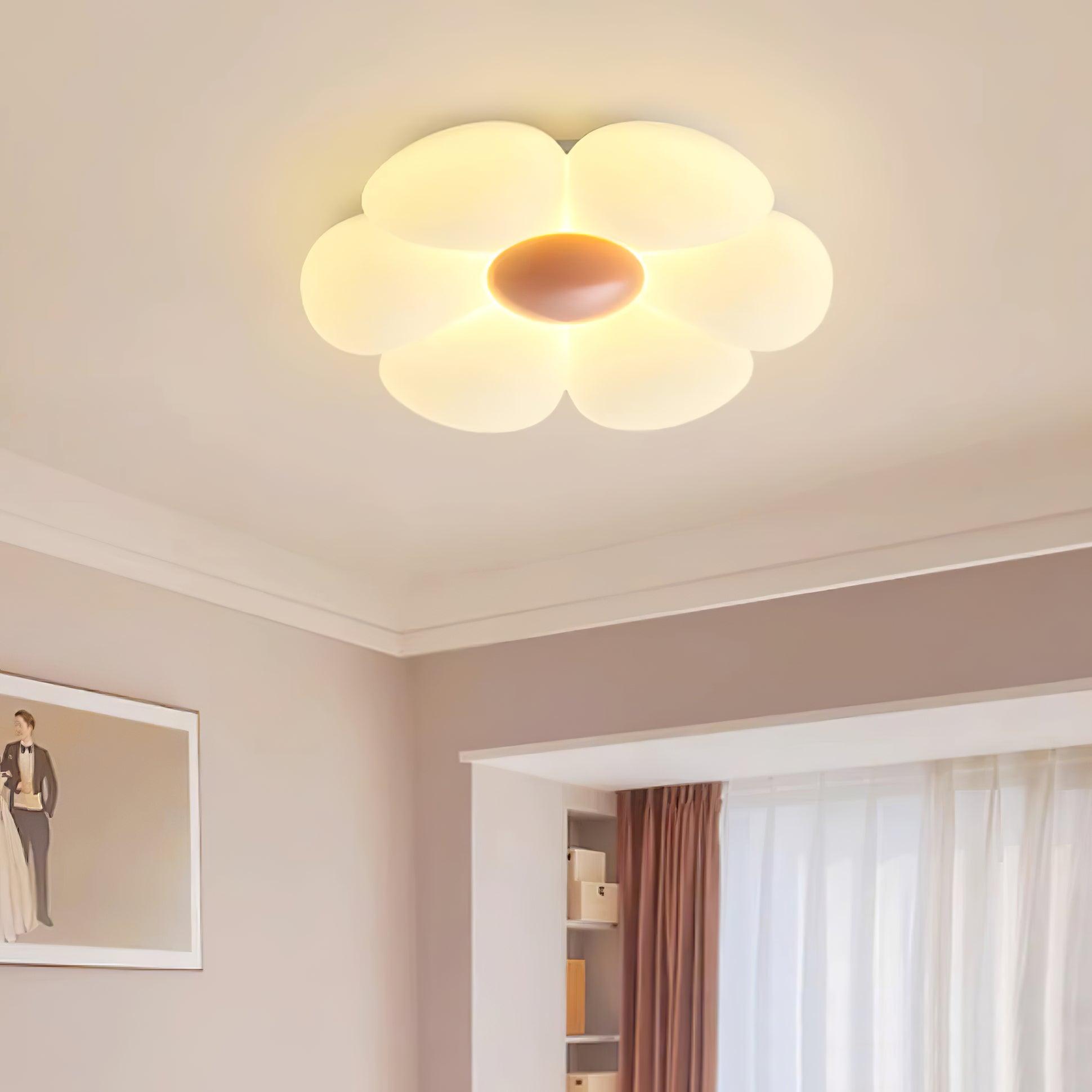 Liorinella Ceiling Lamp Six-Leaf Flower for Kids Room