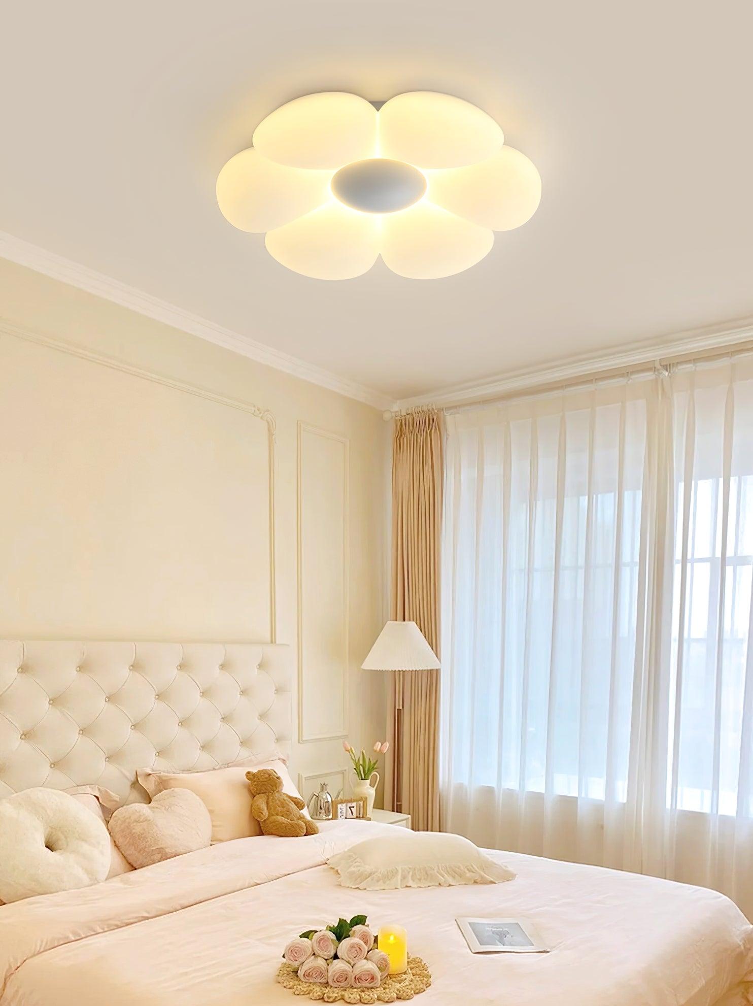 Liorinella Ceiling Lamp Six-Leaf Flower for Kids Room