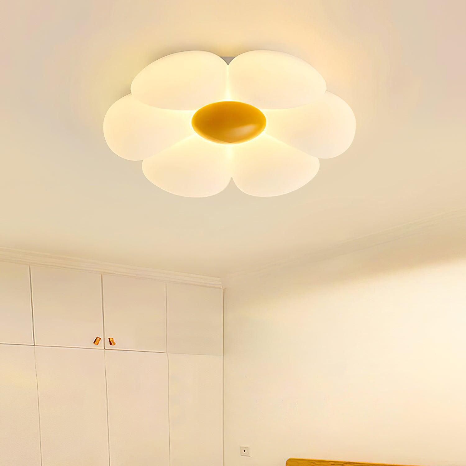 Liorinella Ceiling Lamp Six-Leaf Flower for Kids Room