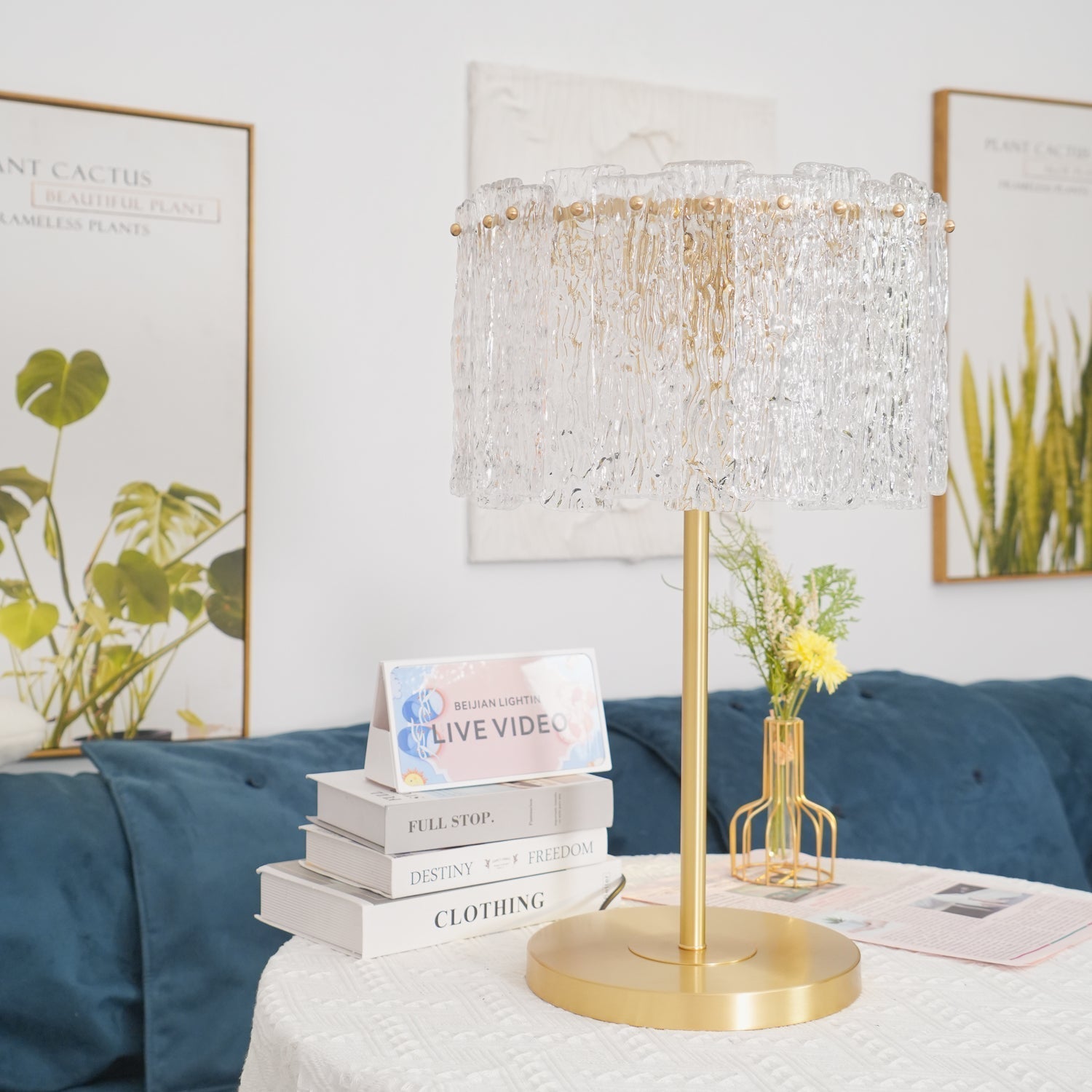 Cyrelina Crystal Table Lamp