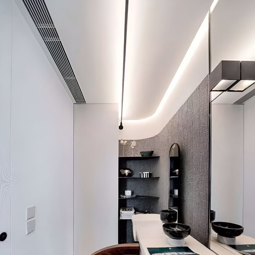 Zusken Minimalistic Linear Strip Ceiling Light