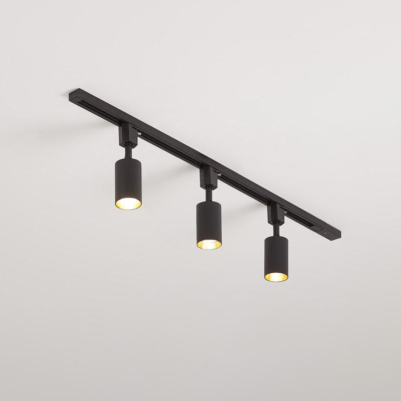 Solara Ceiling Lamp Sleek Cylinder Track with Minimalist - Neutral Decor