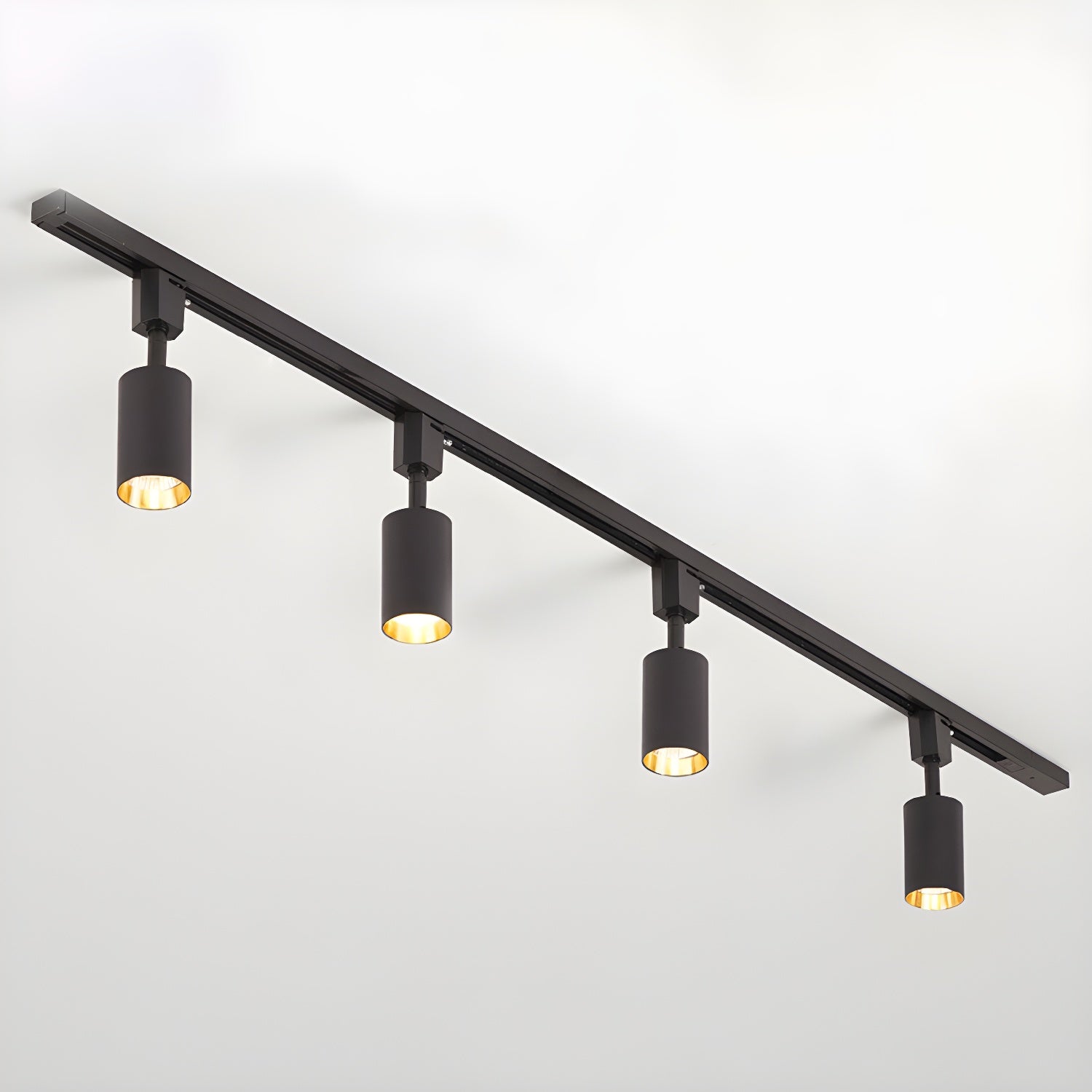 Solara Ceiling Lamp Sleek Cylinder Track with Minimalist - Neutral Decor